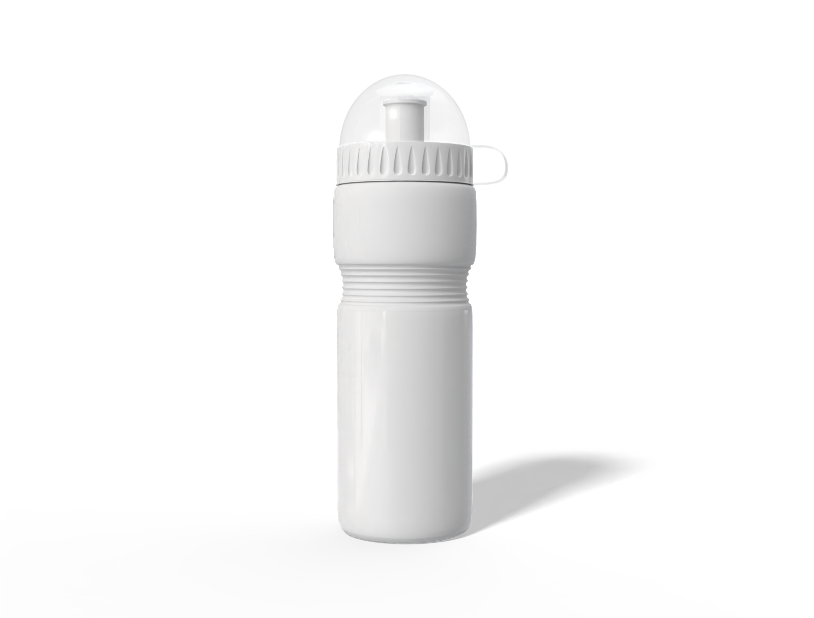 Flip top seal lid squeeze bottle — Matte plastic