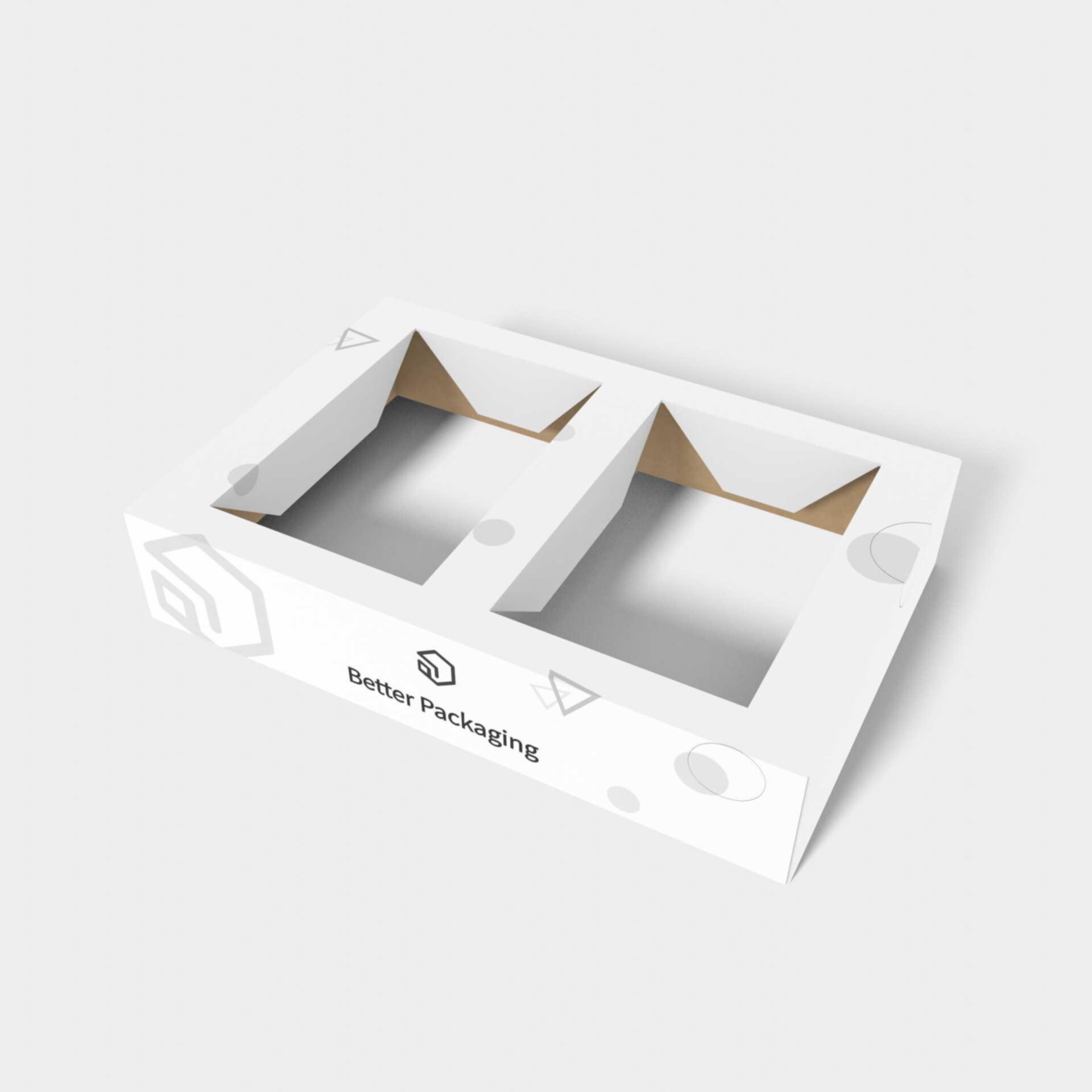 Square hole inserts inserts moon cake inserts — Corrugated board