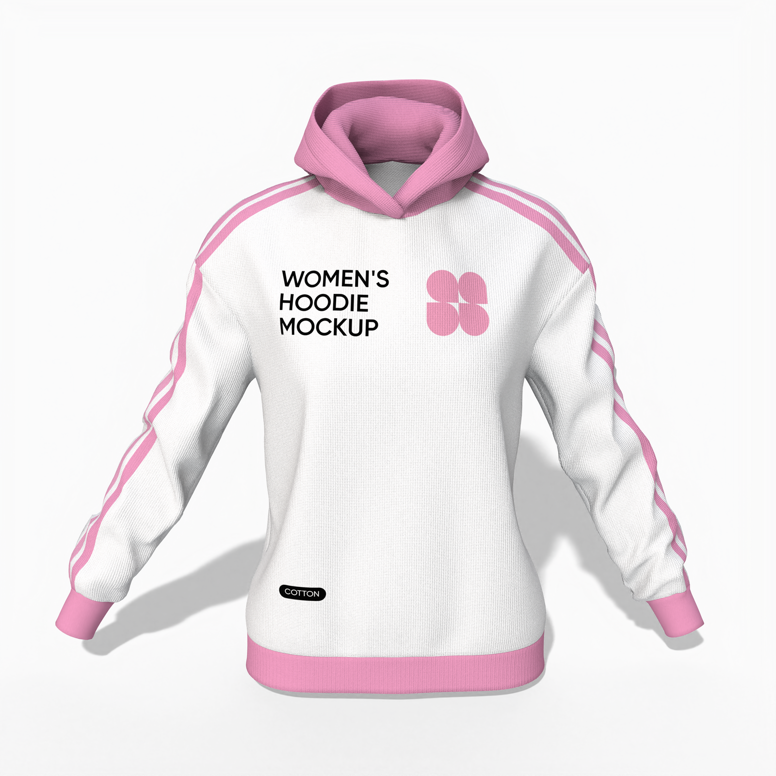 Women's hoodie — Cotton base fabric