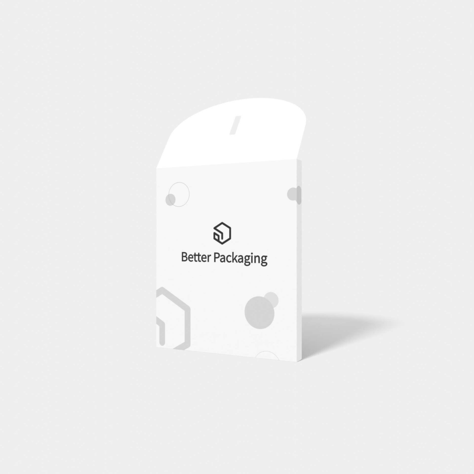A4 snap button File bag — White paperboard