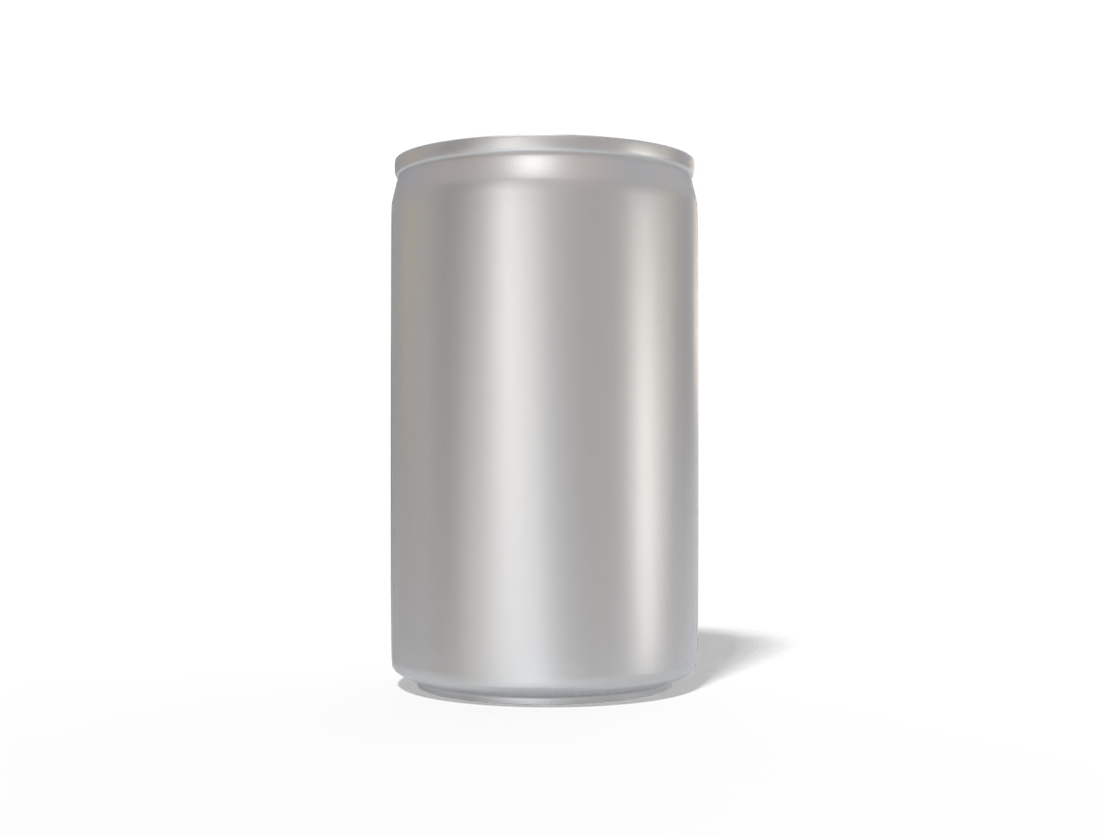 150 ml soda can — Matte metal