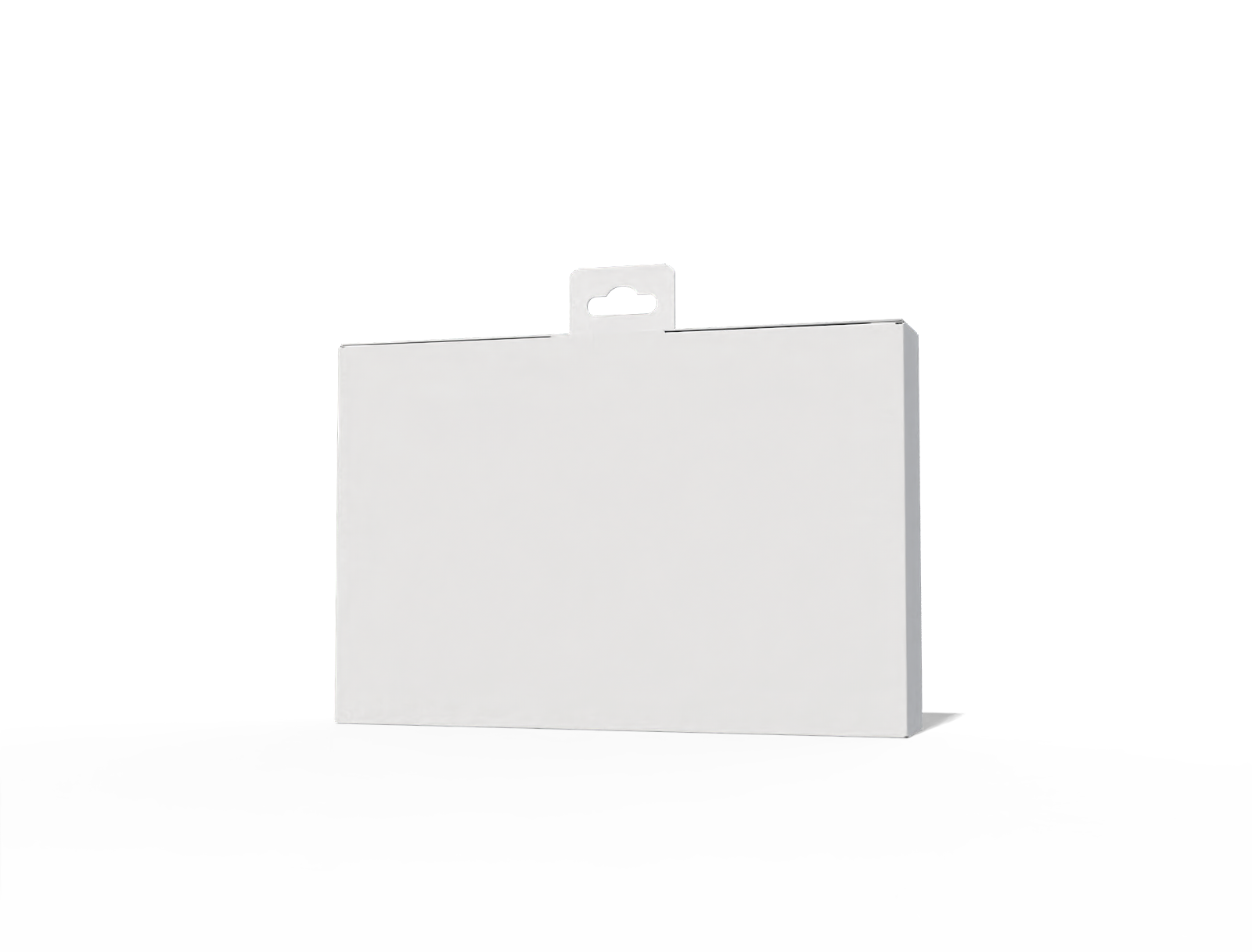 Hanging food box — White paperboard