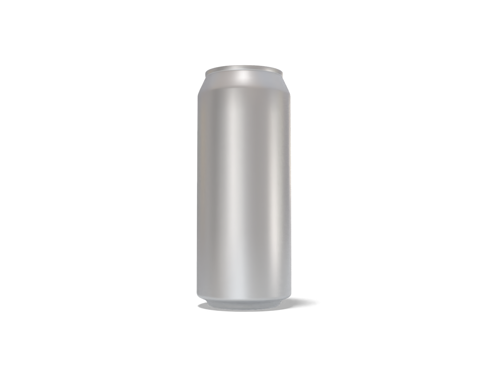 473 ml standard can — Matte metal