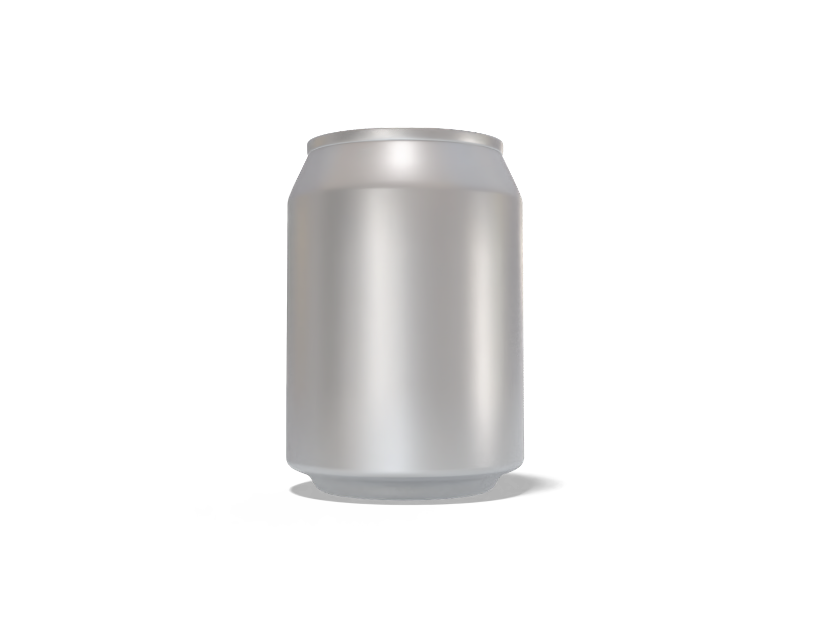300 ml soda can — Matte metal