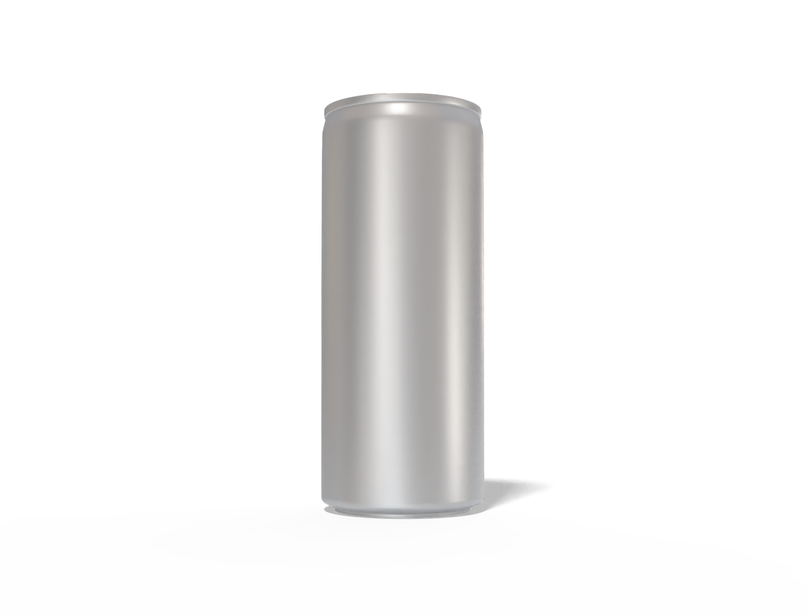 240 ml slim can — Matte metal