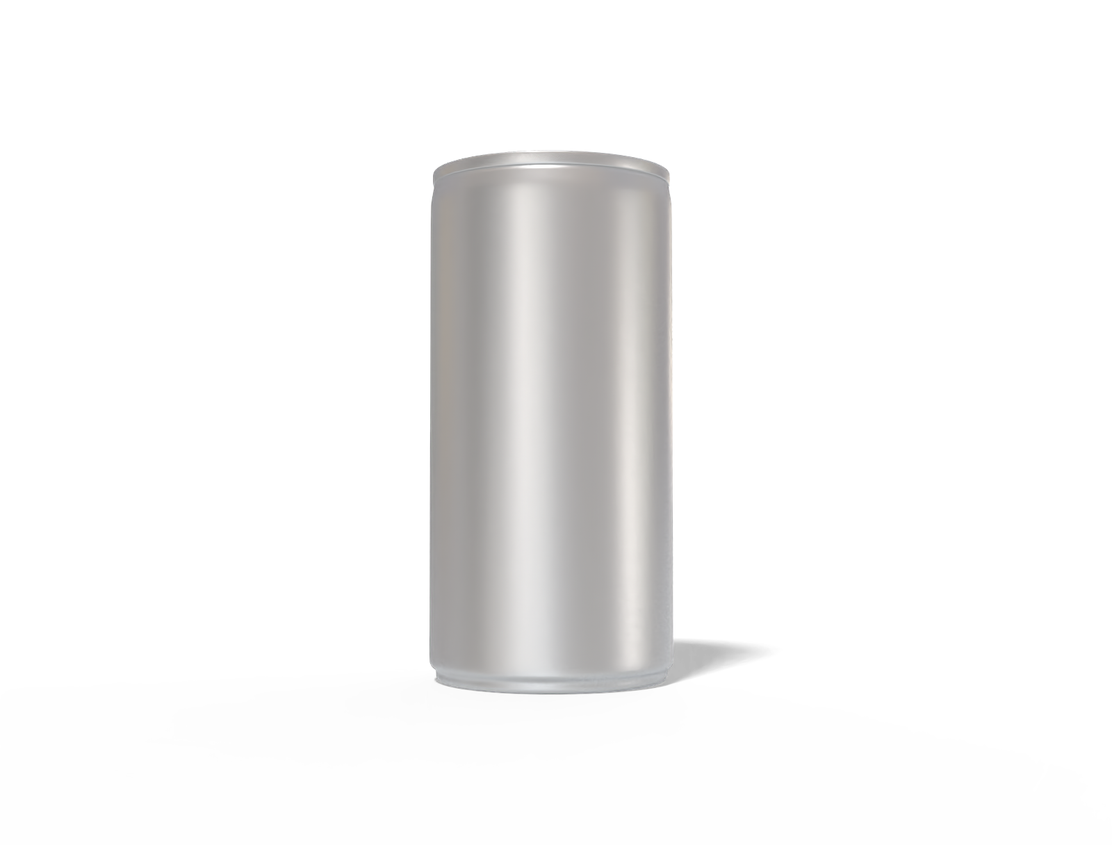 200 ml slim soda can — Matte metal