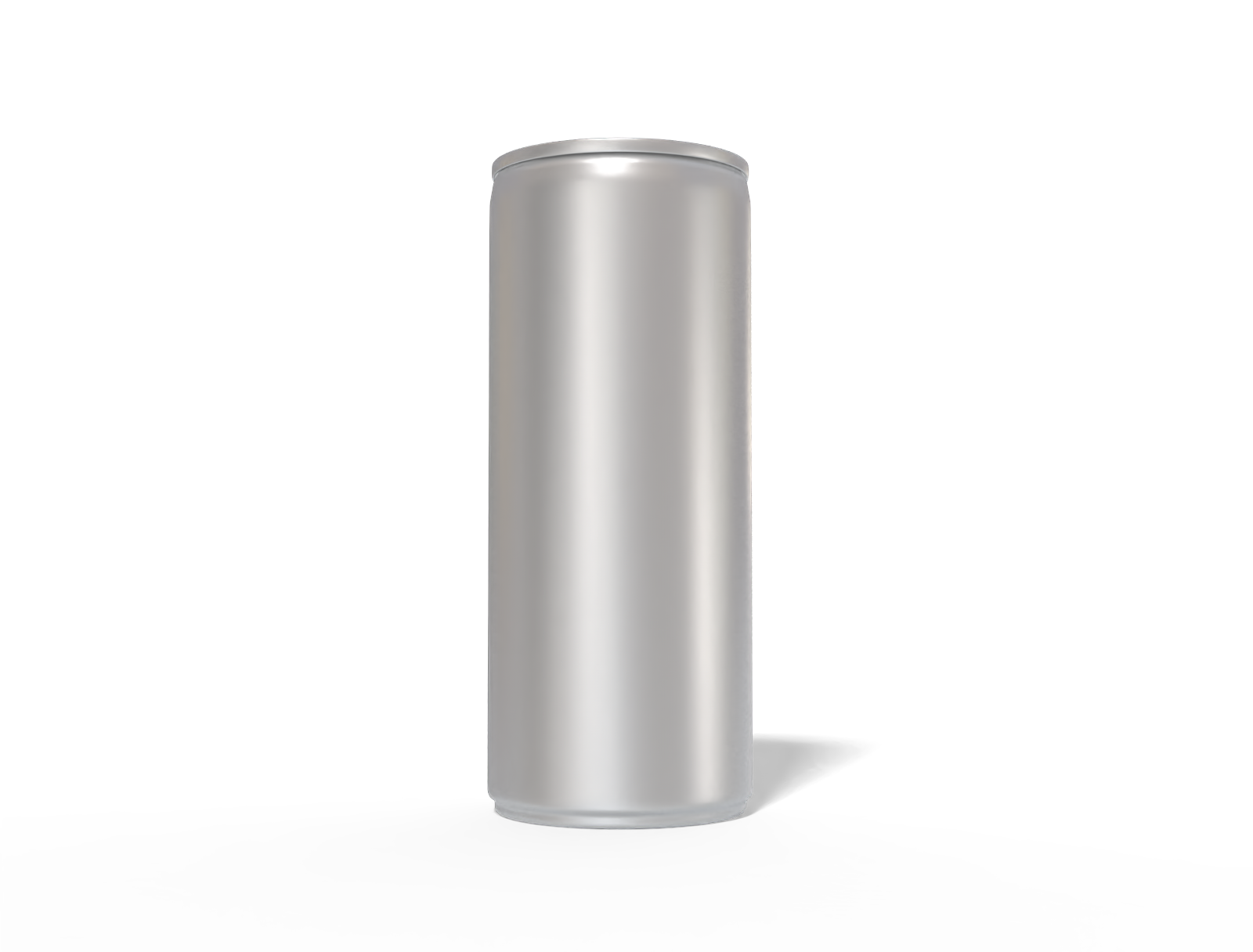 250 ml slim soda can — Matte metal