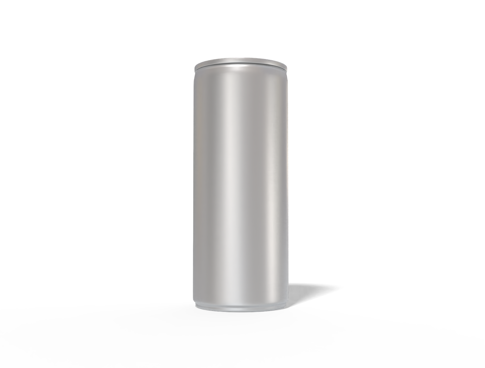 250 ml slim can — Matte metal