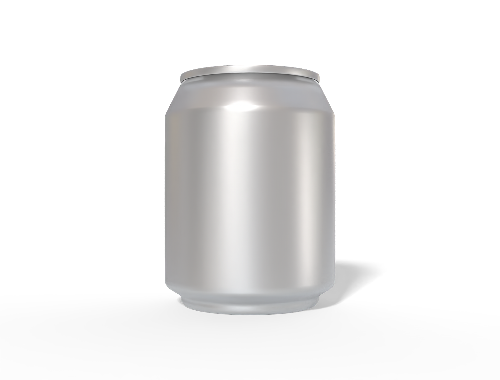 8 oz 237 ml standard can — Matte metal