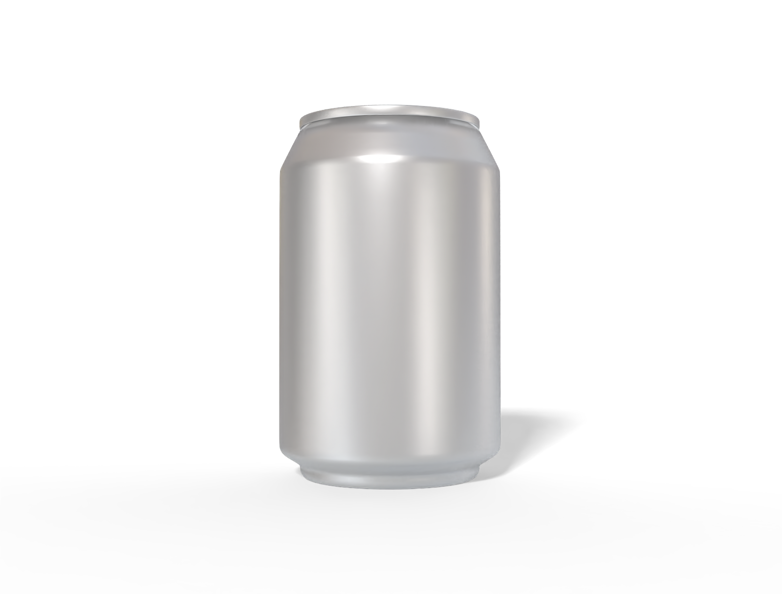 300 ml soda can — Matte metal