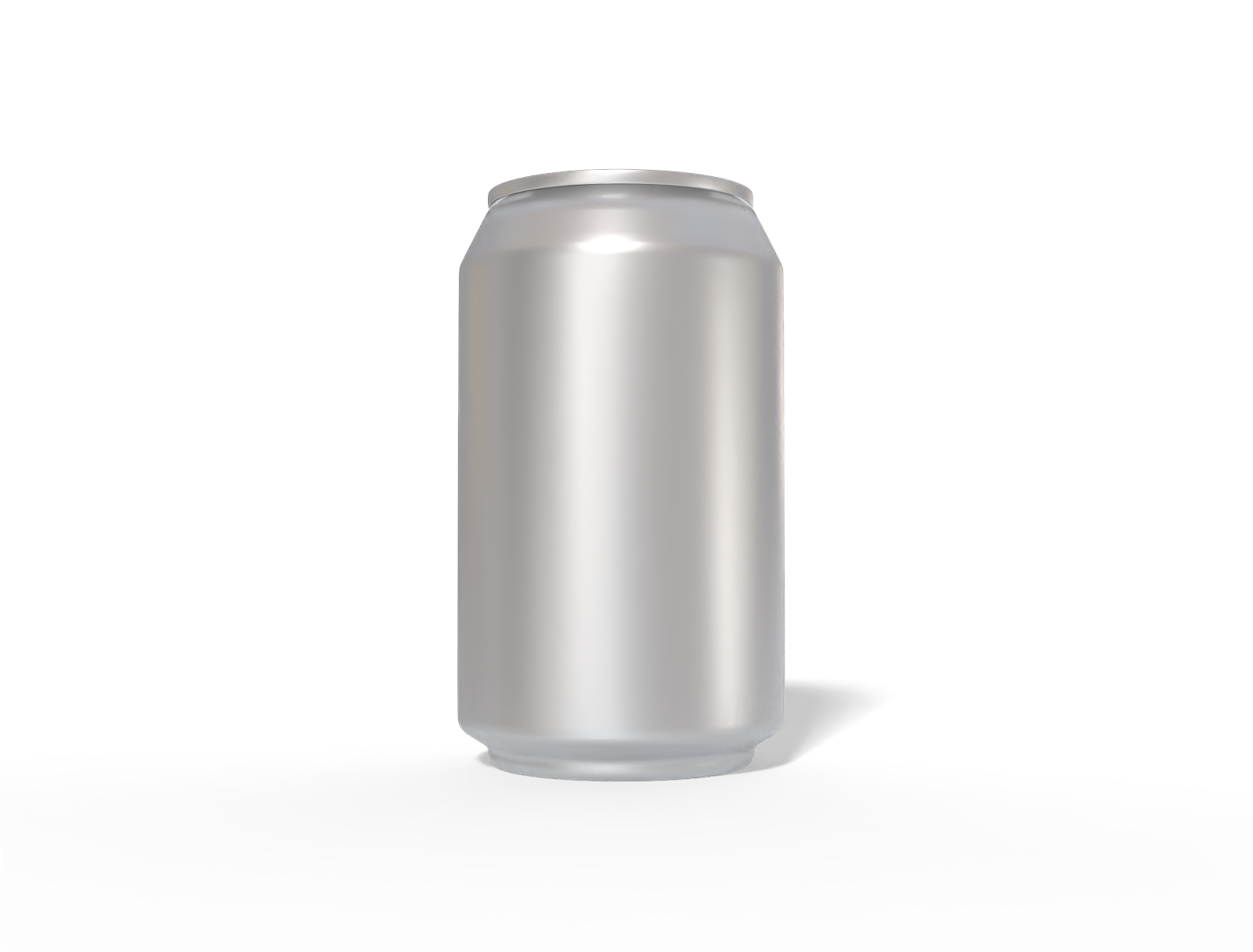 330 ml soda can — Matte metal