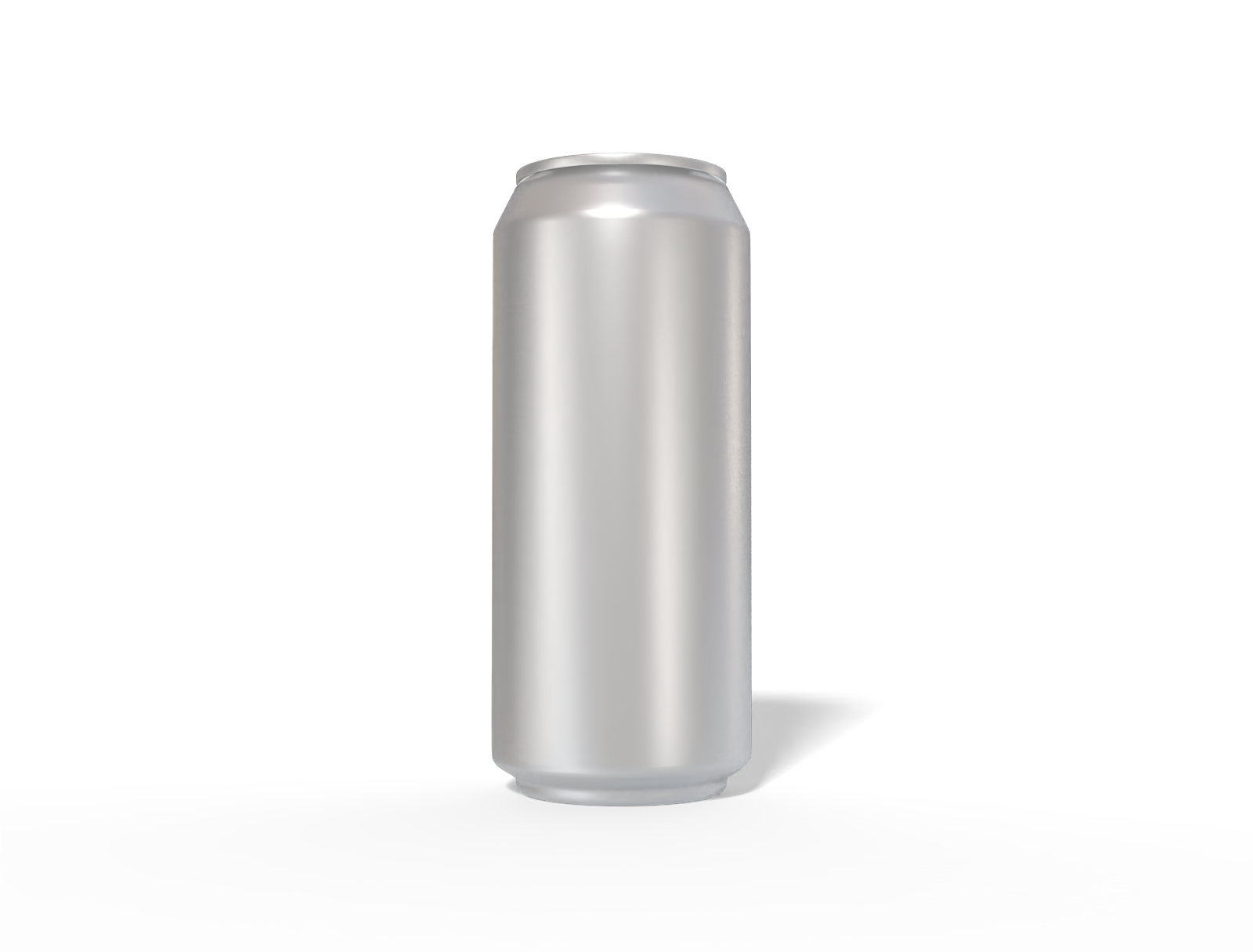 16 oz 473 ml standard can — Matte metal
