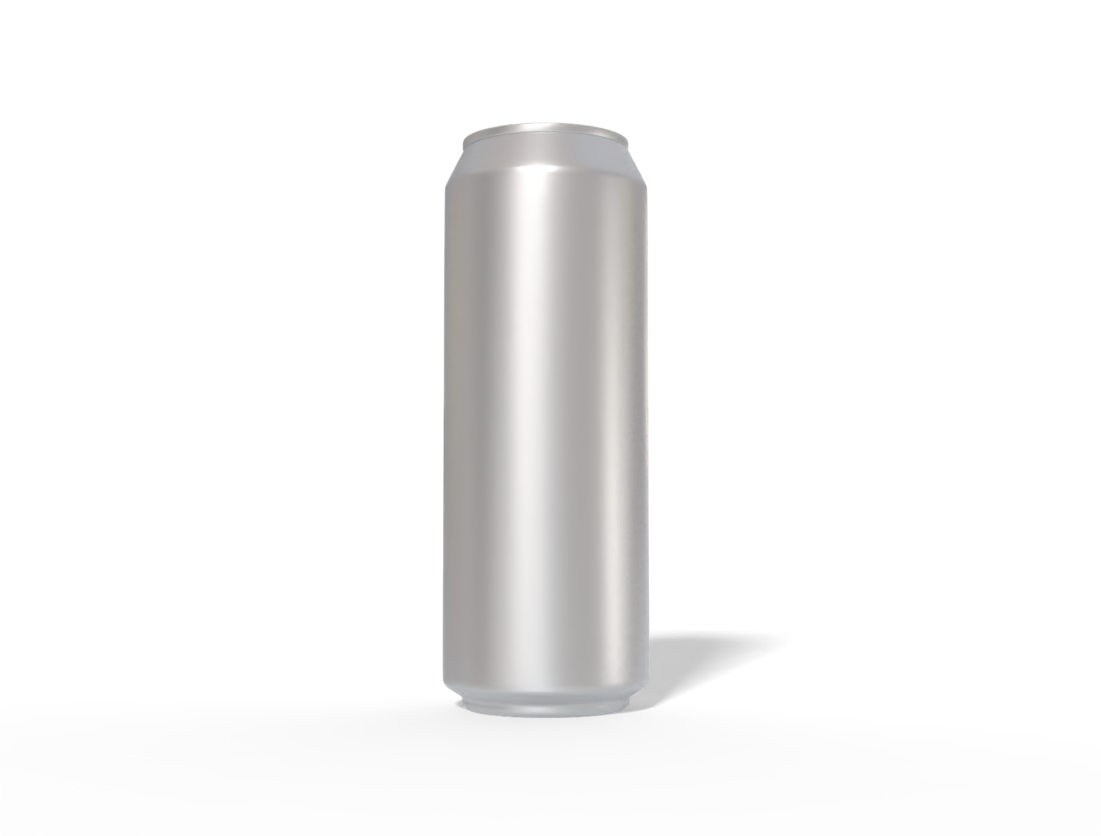 500 ml soda drink can — Matte metal