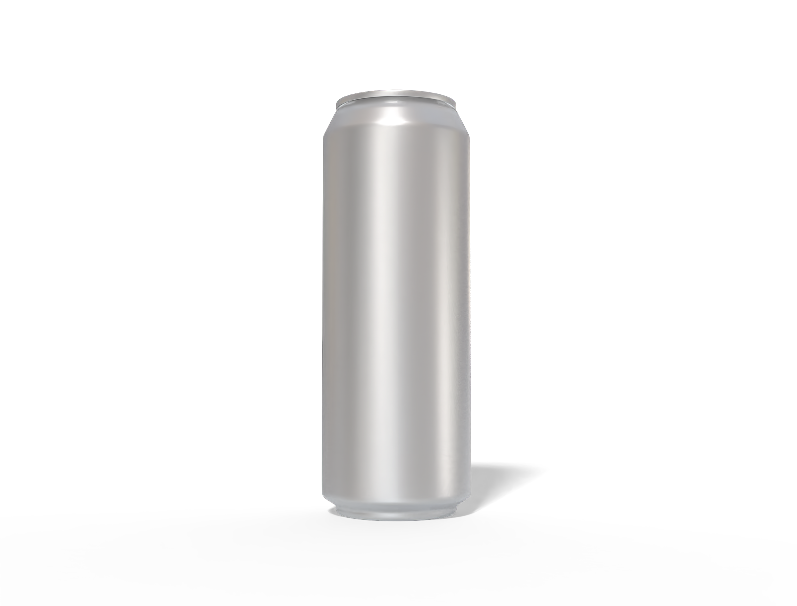 550 ml soda drink can — Matte metal