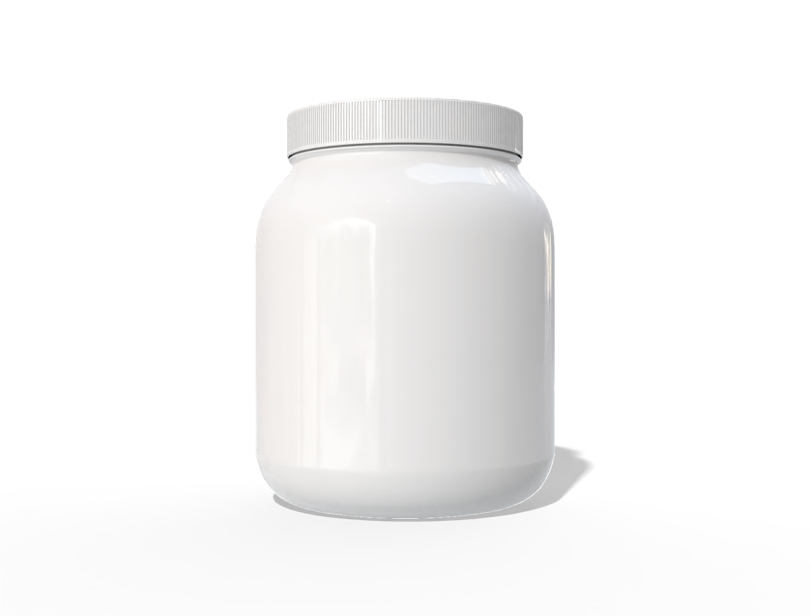 3000 ml protein powder container — Glossy plastic