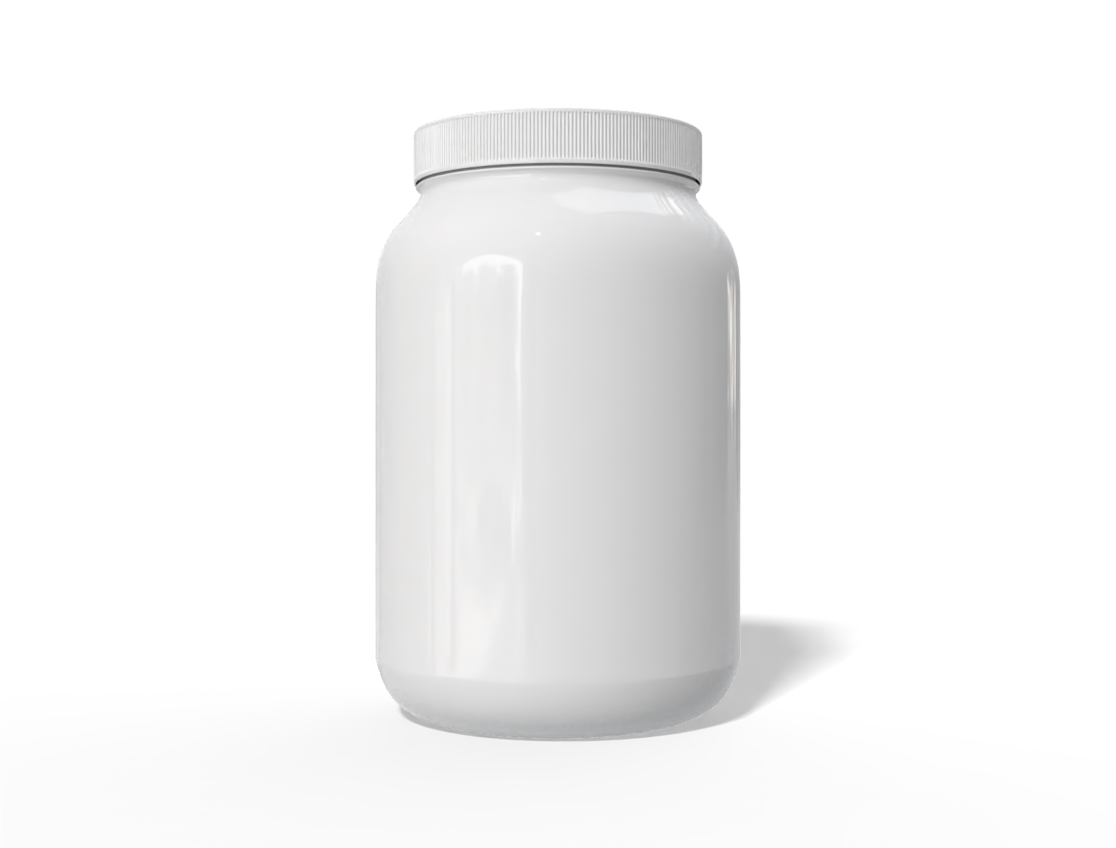 4000 ml protein powder container — Matte plastic