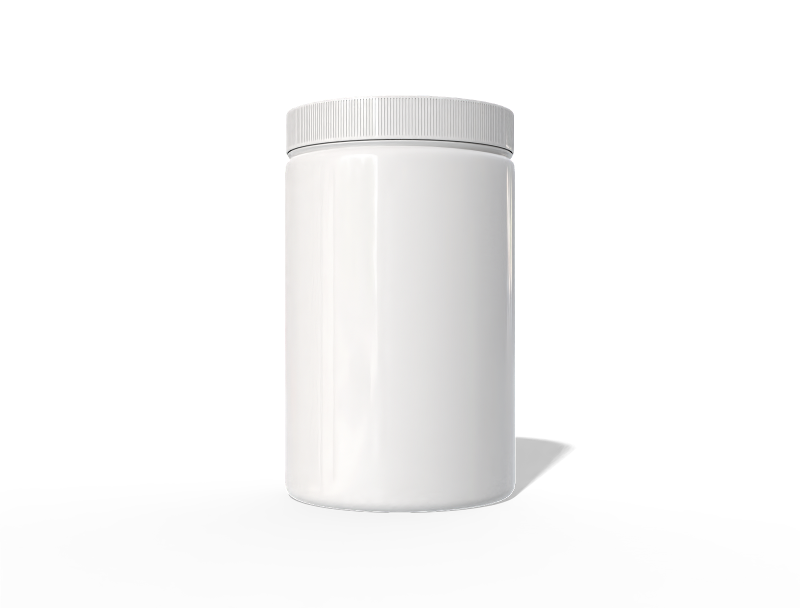 2000 ml protein powder container — Glossy plastic