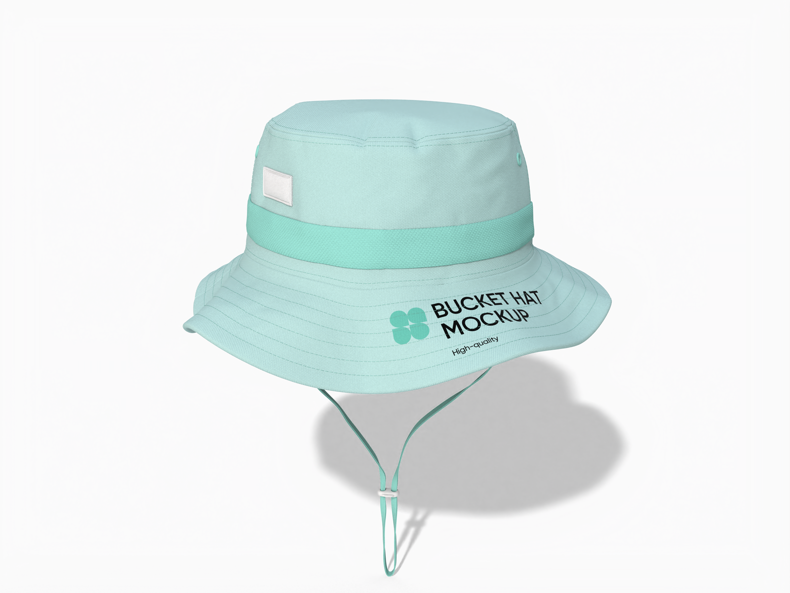 Bucket hat with windproof rope — Cotton