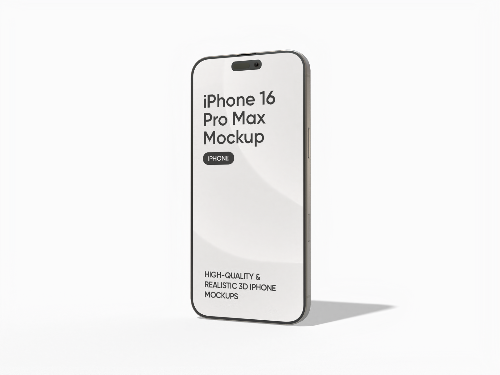 IPhone 16 Pro Max — Glossy metal