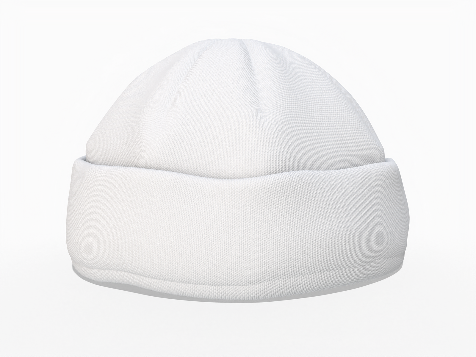 Winter knitted beanie short hat — Knitted cotton