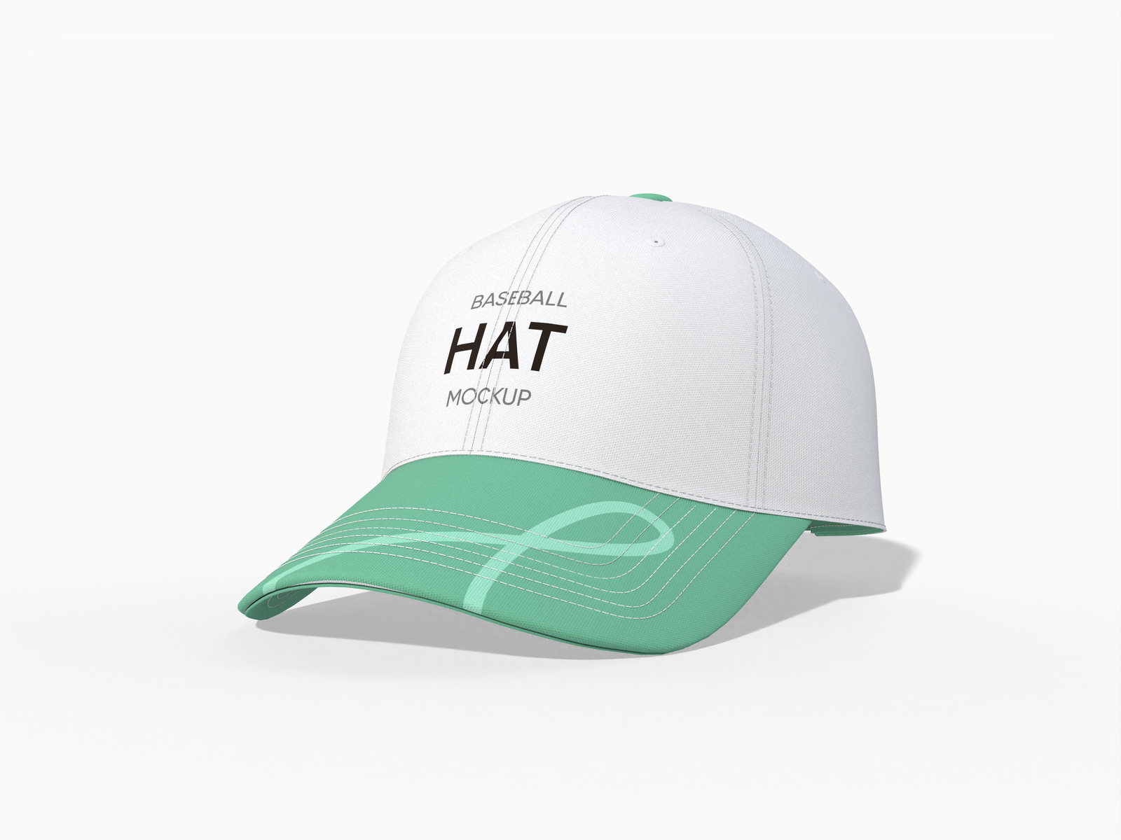 Baseball cap with plastic snap — Cotton