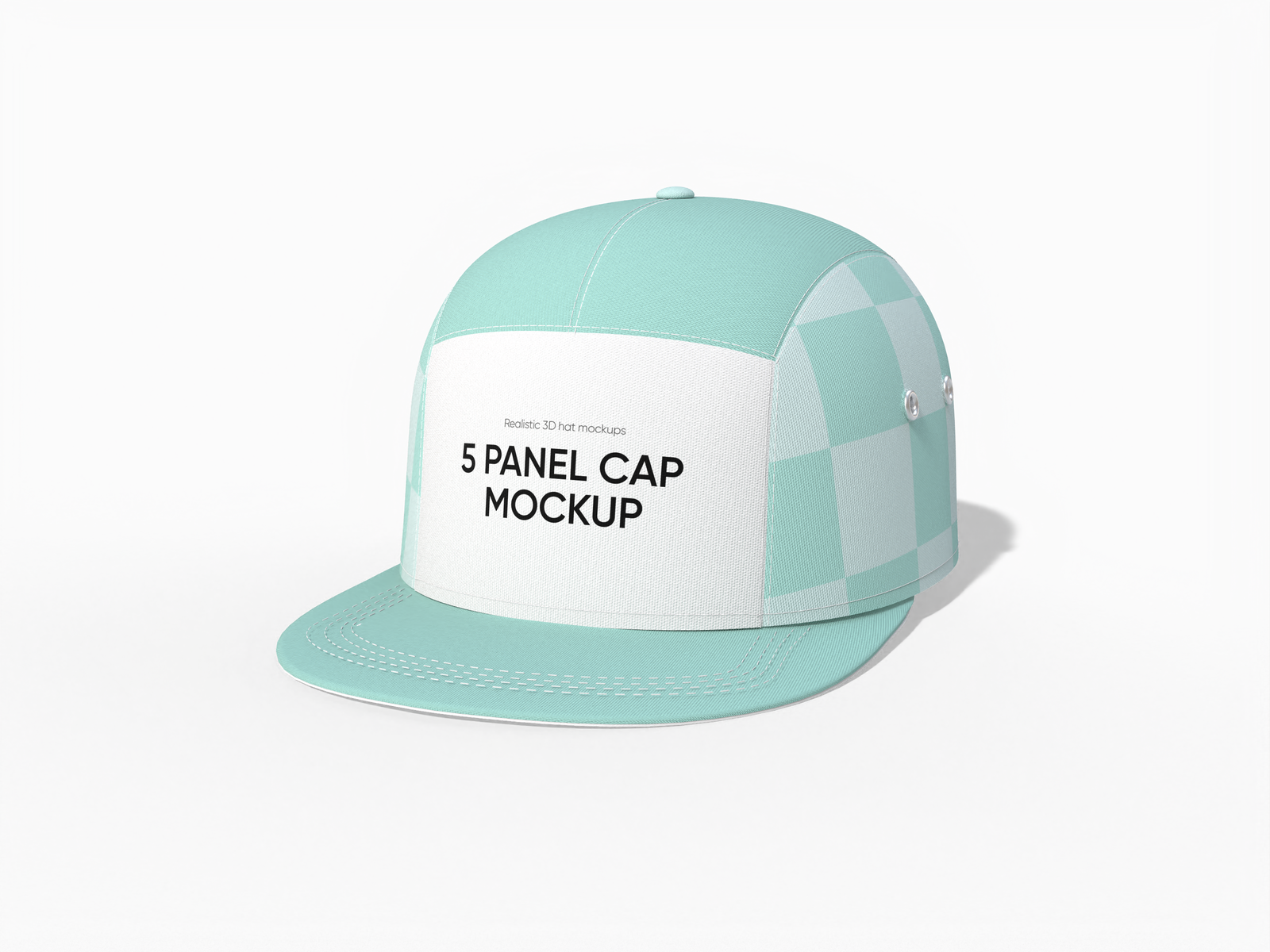 5 panel adjustable baseball cap — Cotton