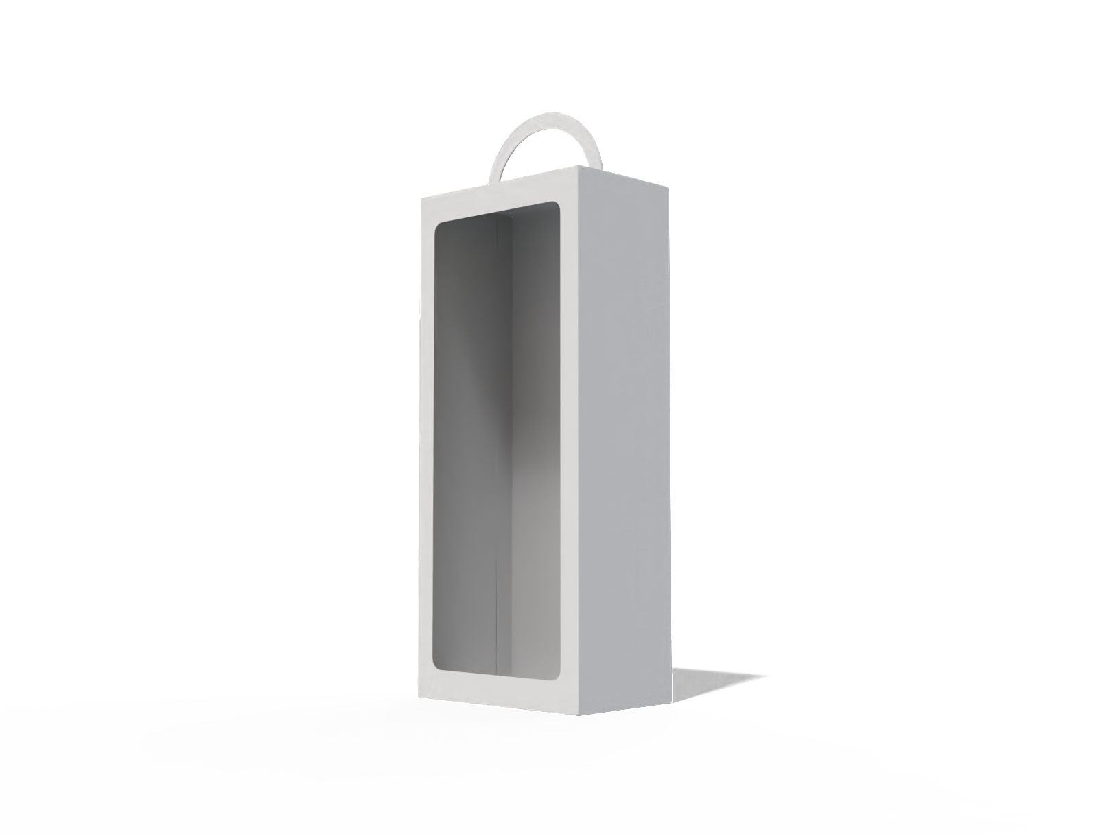 Barbie favor box — White paperboard