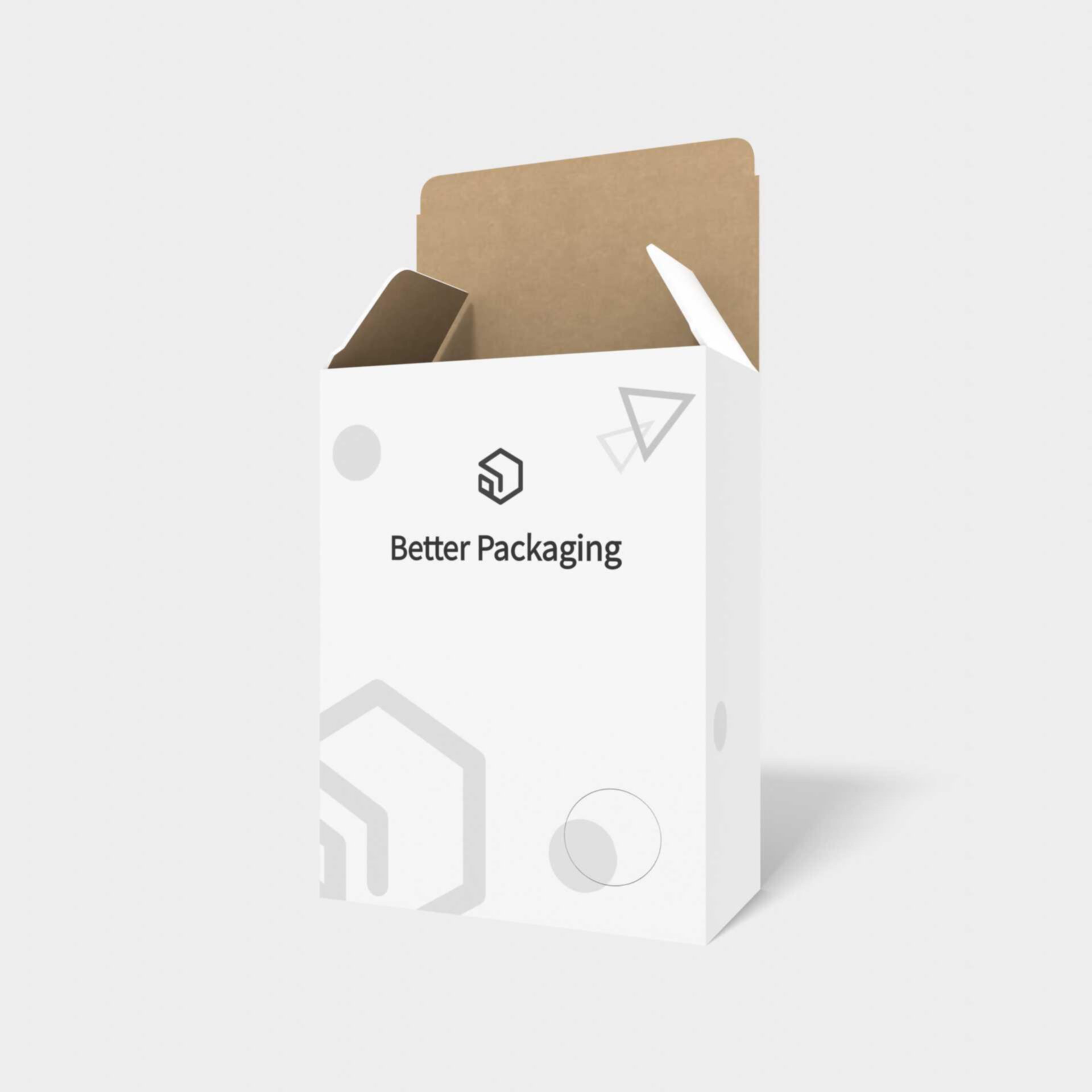 Lock insert boxes reverse mortise lock cartridge — White paperboard