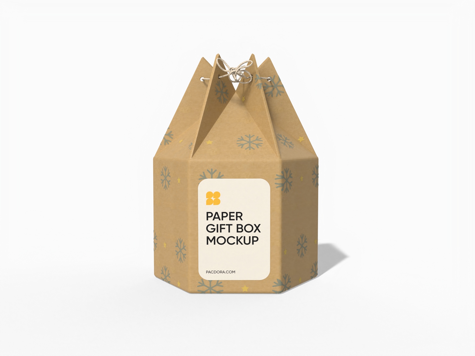 Kraft paper gift box — Kraft paper