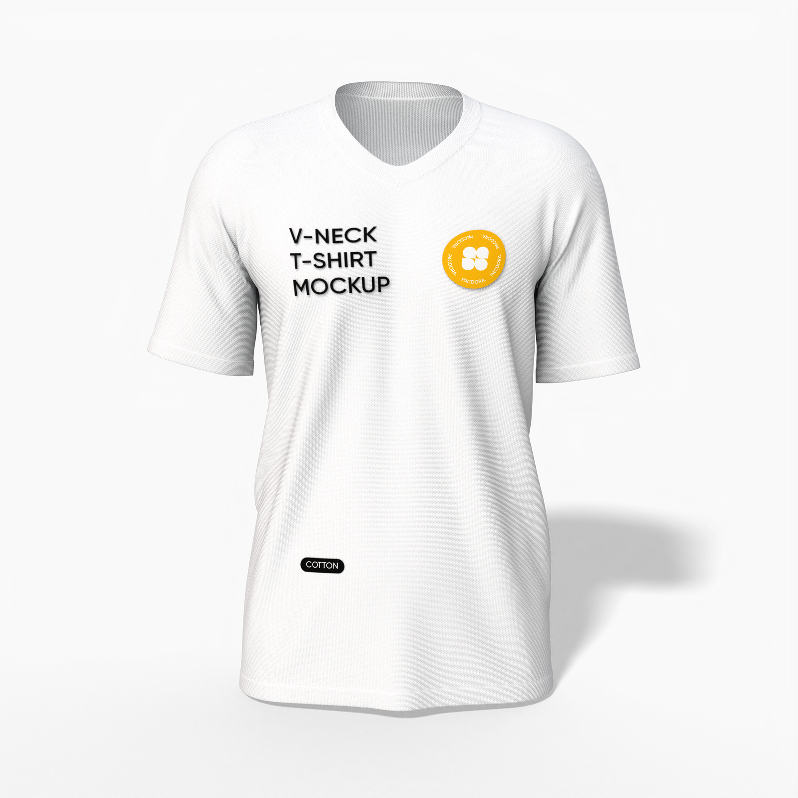 Short sleeved T-shirt — Cotton base fabric
