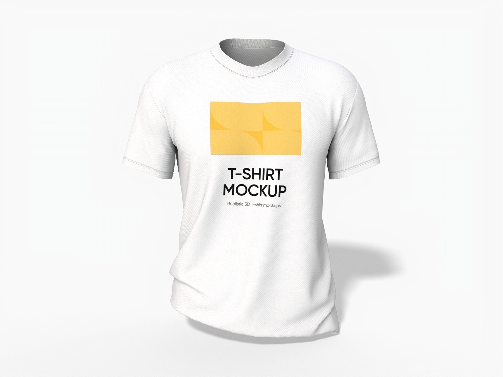 Round neck T-shirt — Cotton base fabric
