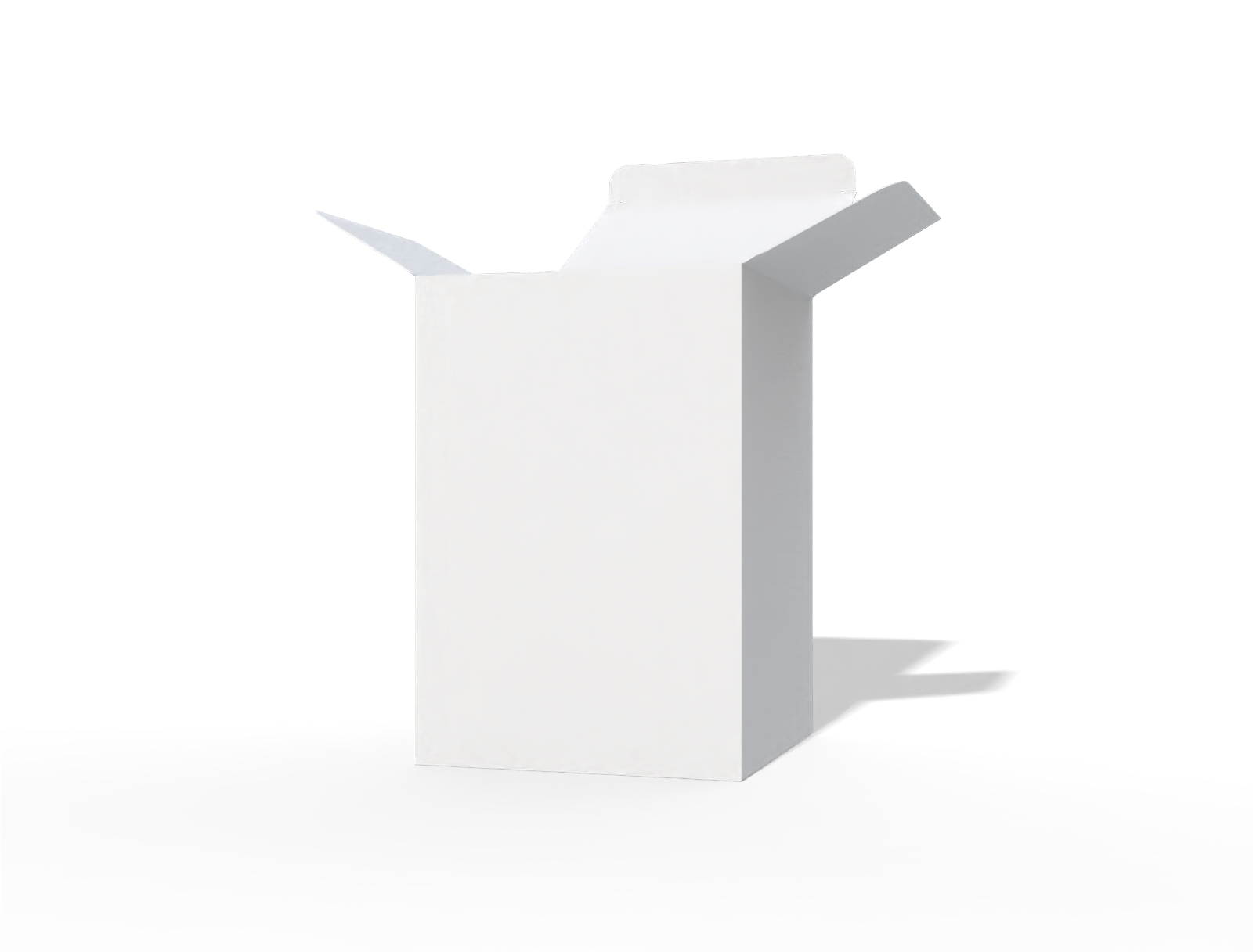 Tuck top gift box — White paperboard
