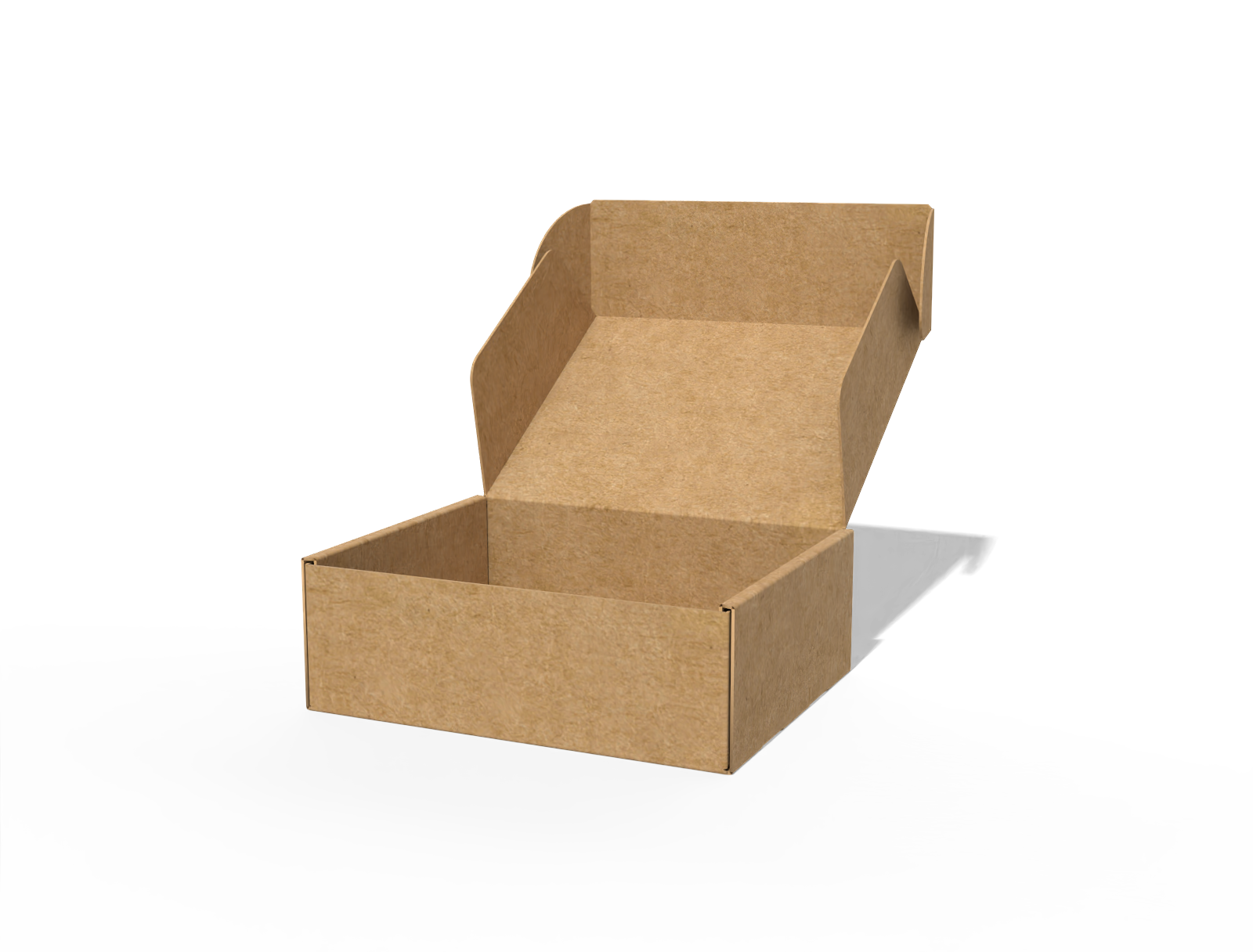 Flip top gift box — Dark kraft paper