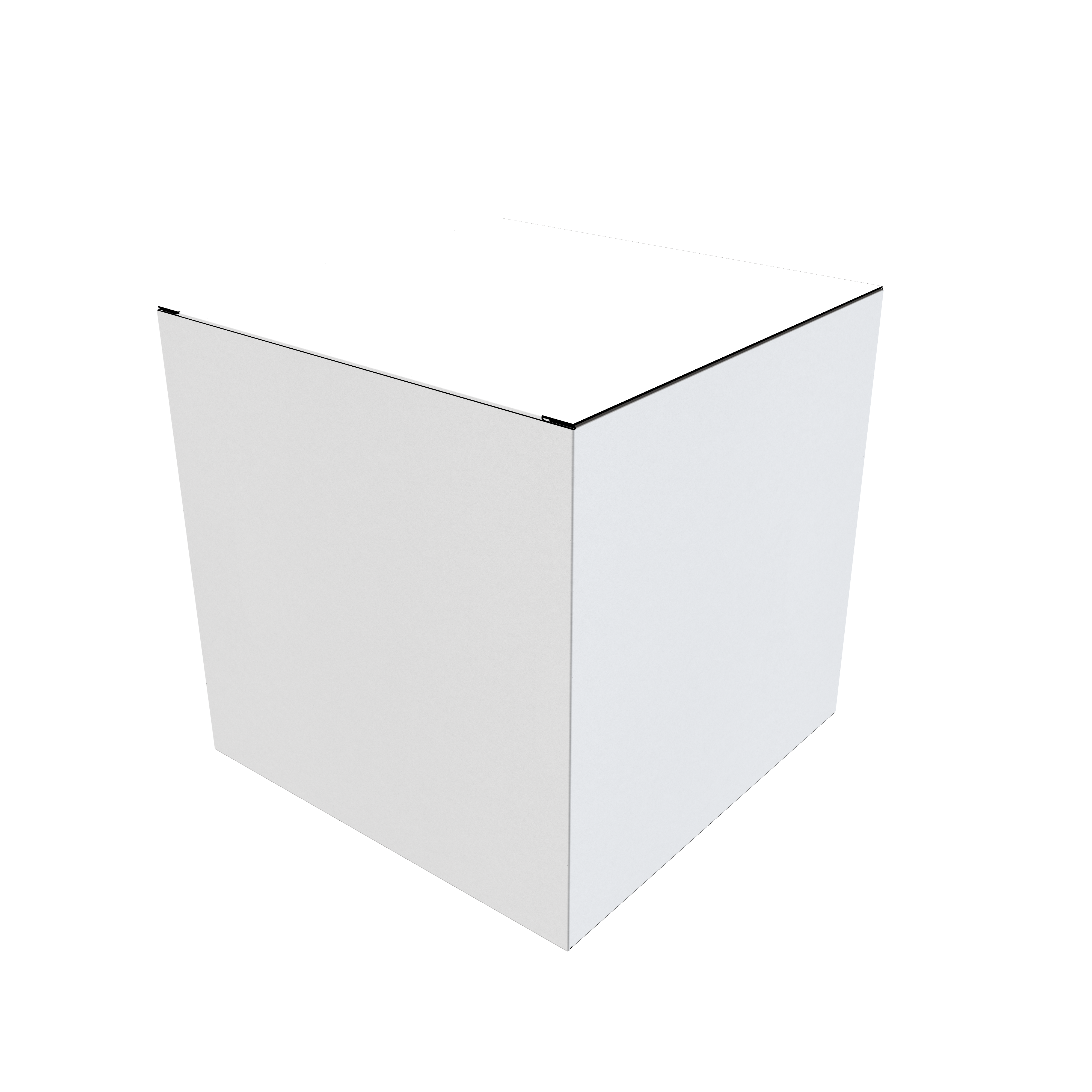 Tuck top gift box — White paperboard