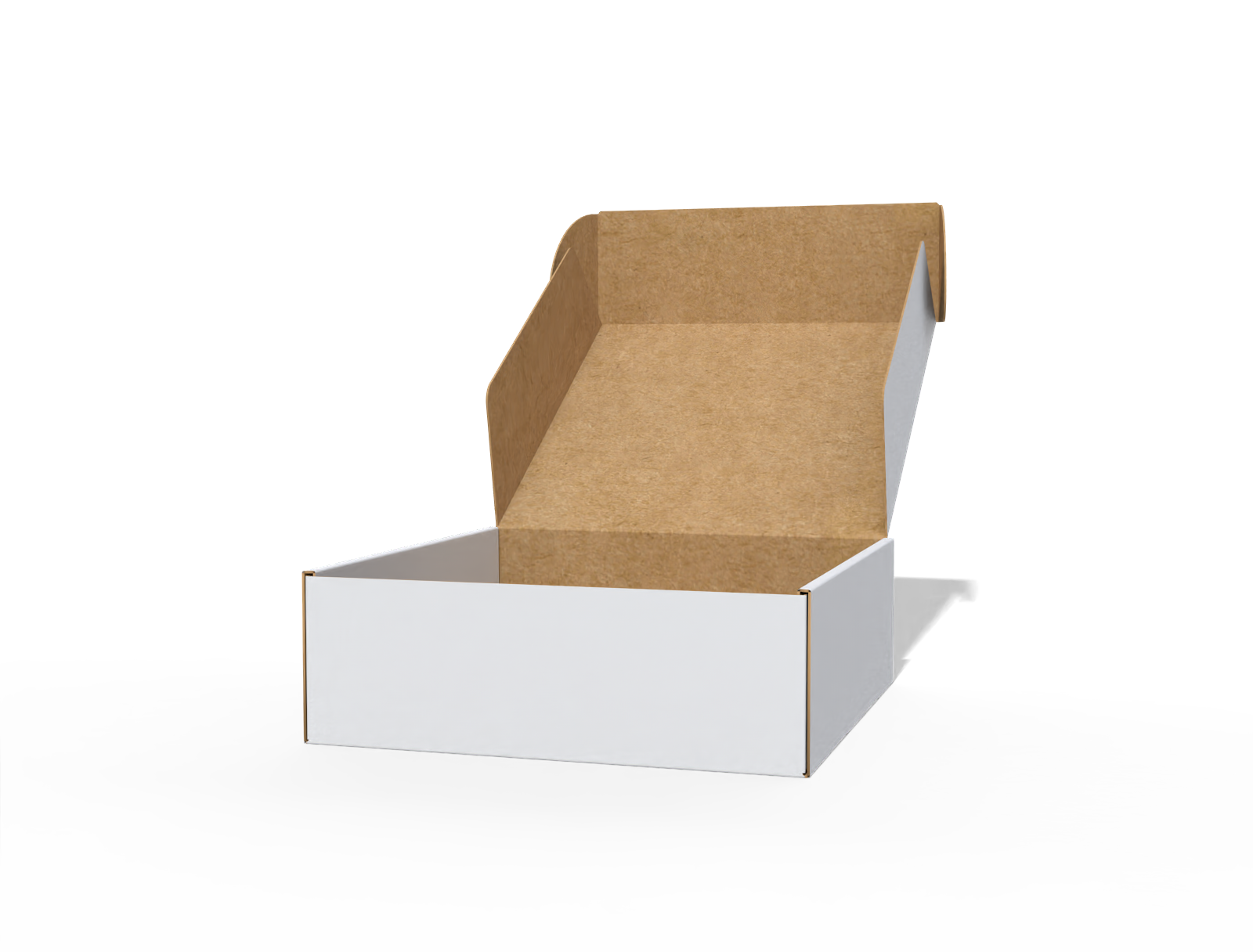 Flip top gift box — Dark kraft paper
