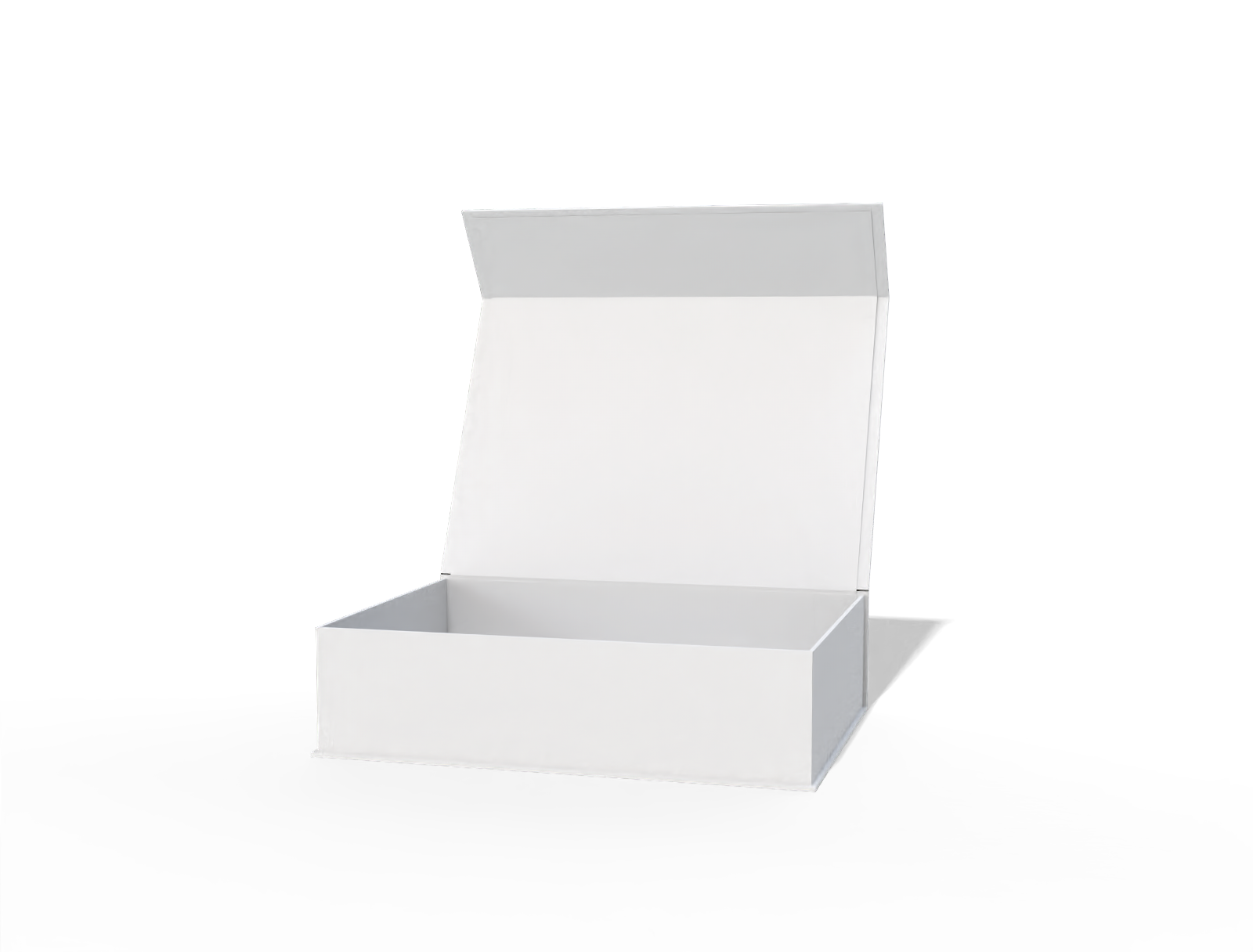Magnetic gift box — White paperboard
