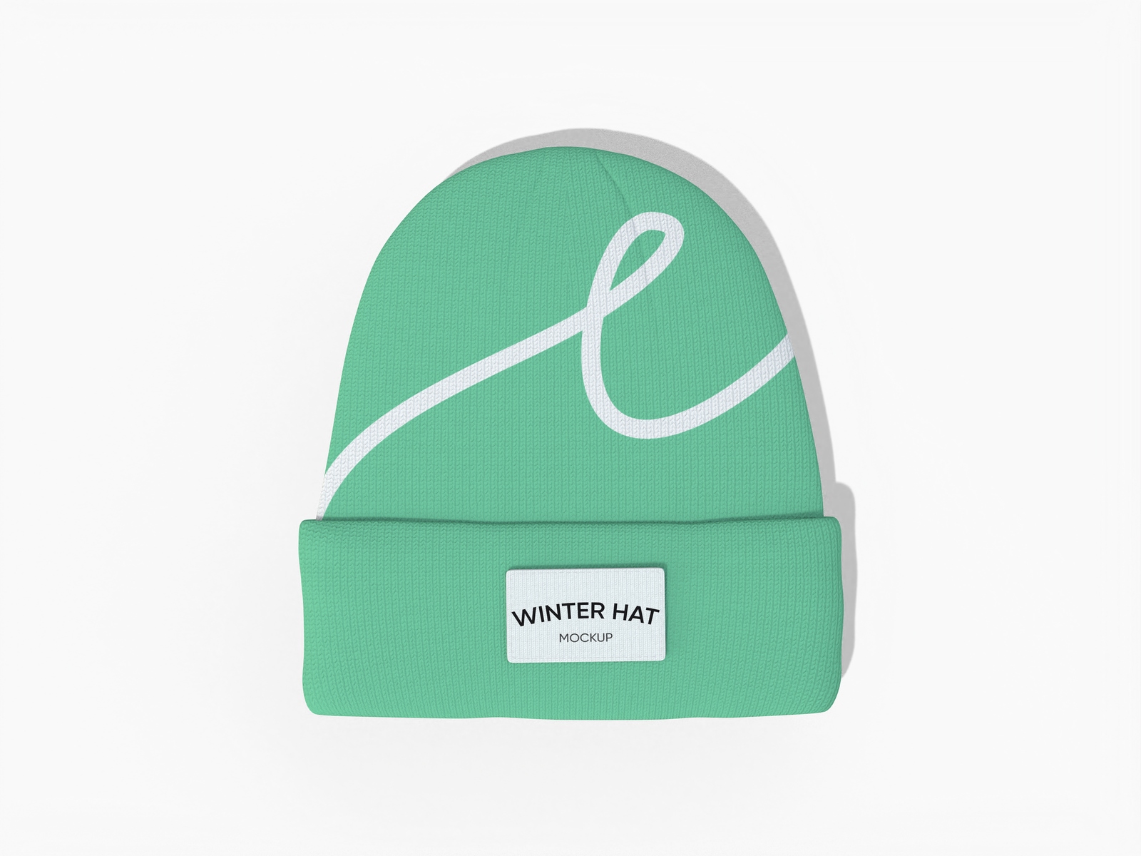 Beanie knitted hat — Knitted cotton