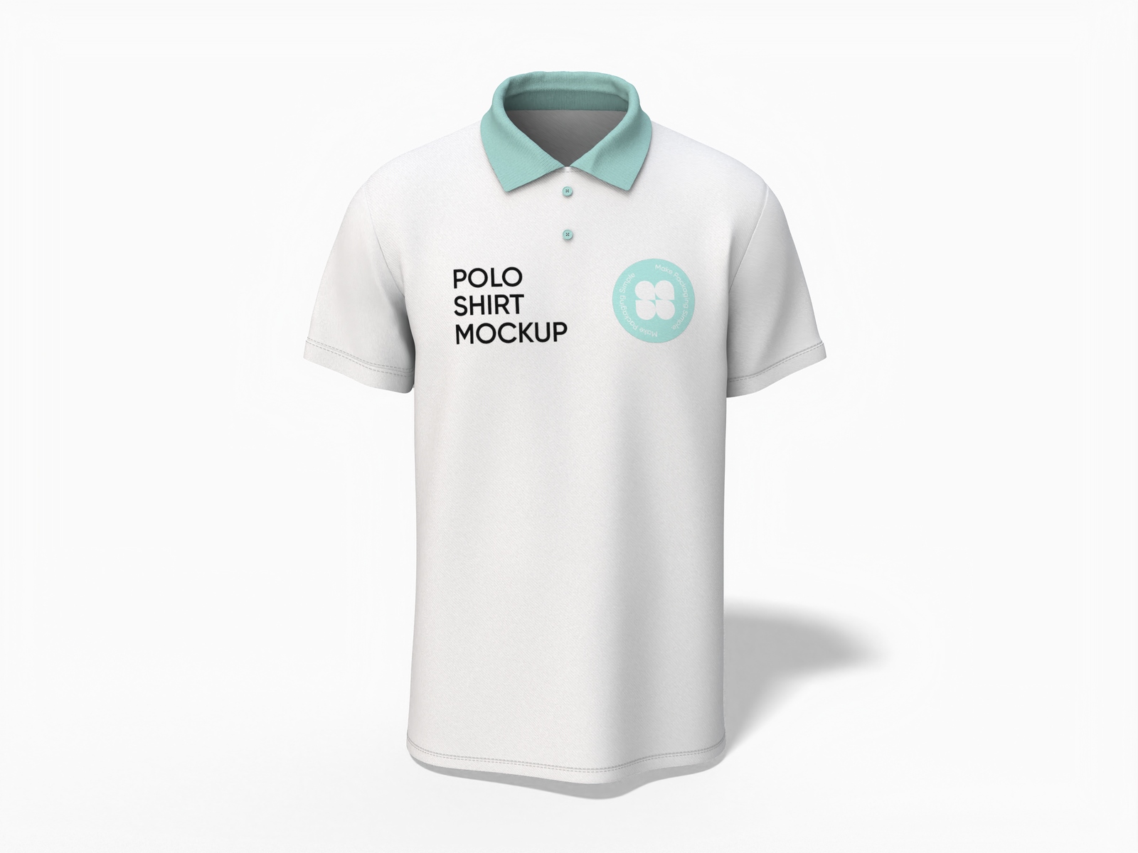 Short sleeves polo shirt — Cotton base fabric