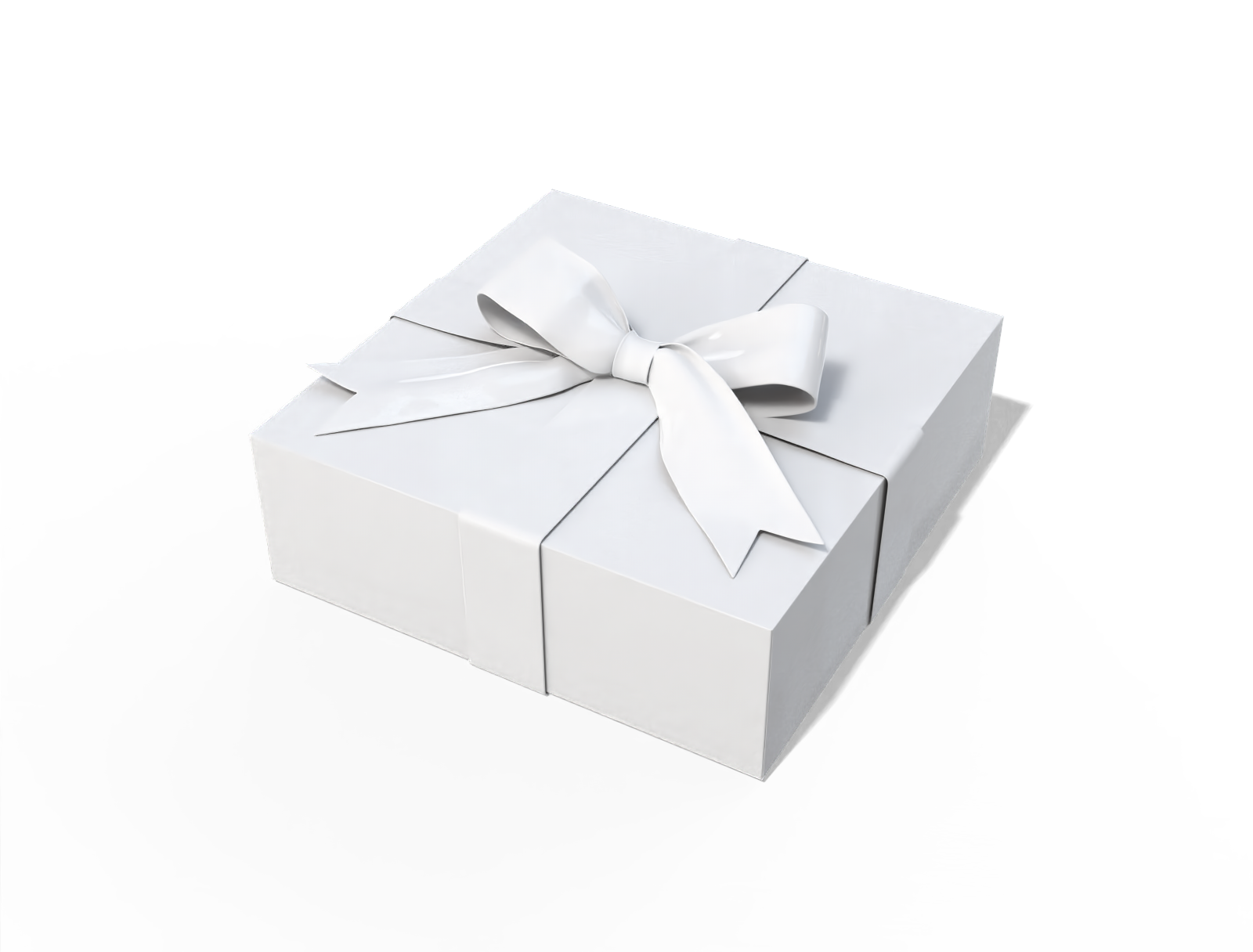 Custom gift box — White paperboard