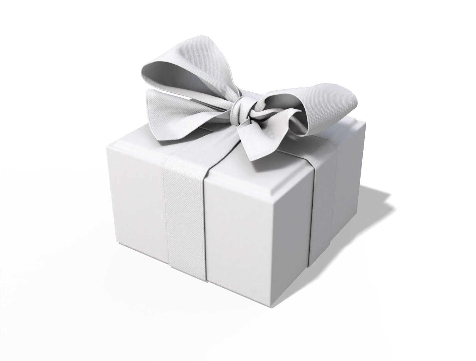 Surprise gift box — White paperboard