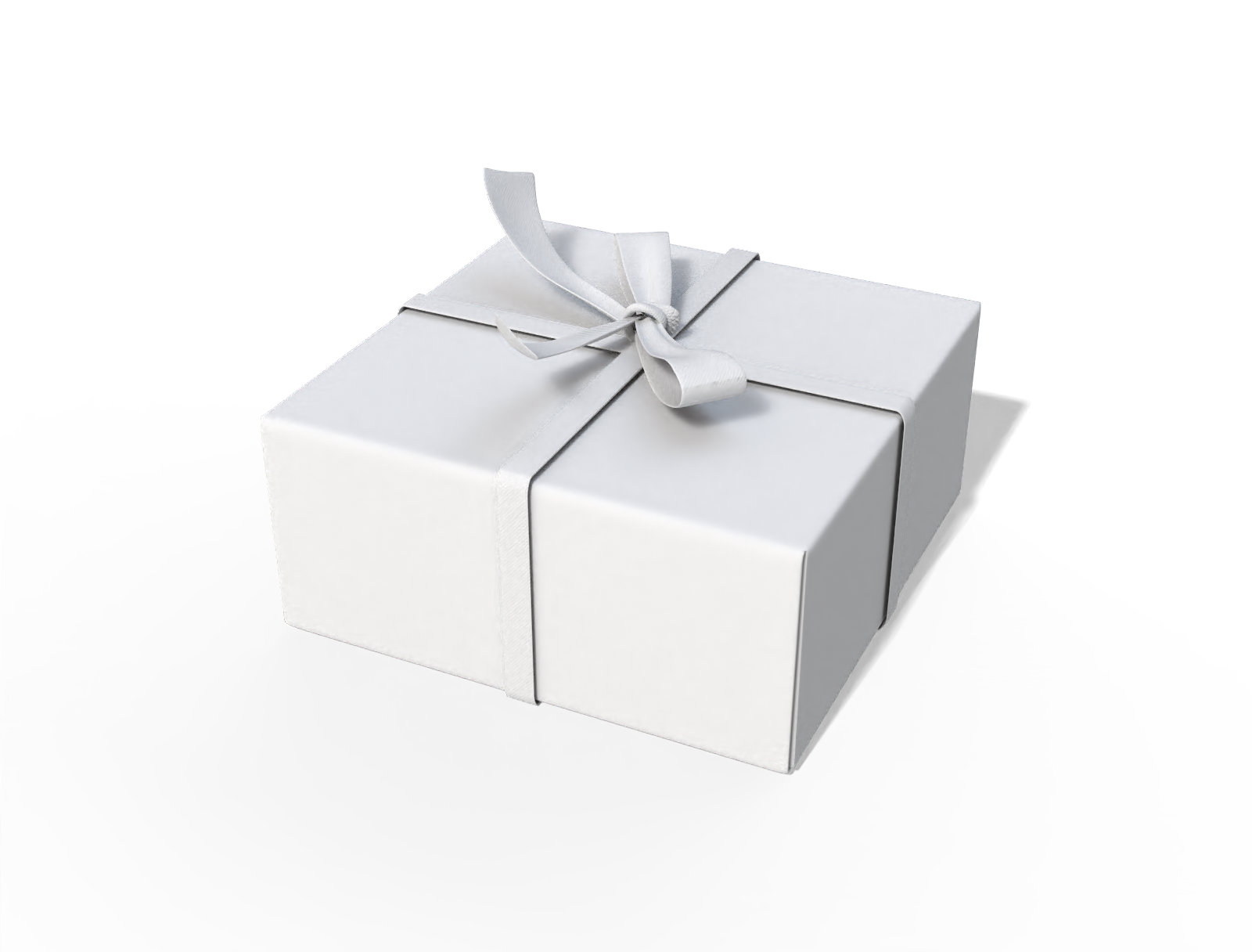 Jewelry gift box — White paperboard