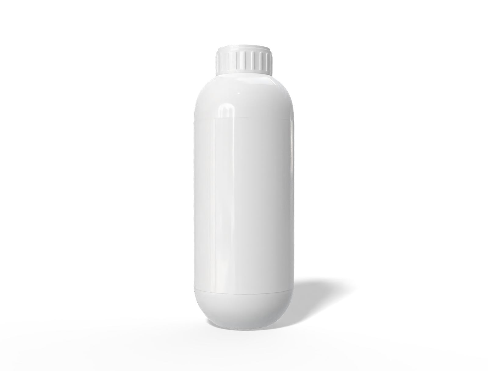 500 ml plastic supplement bottle — Glossy plastic