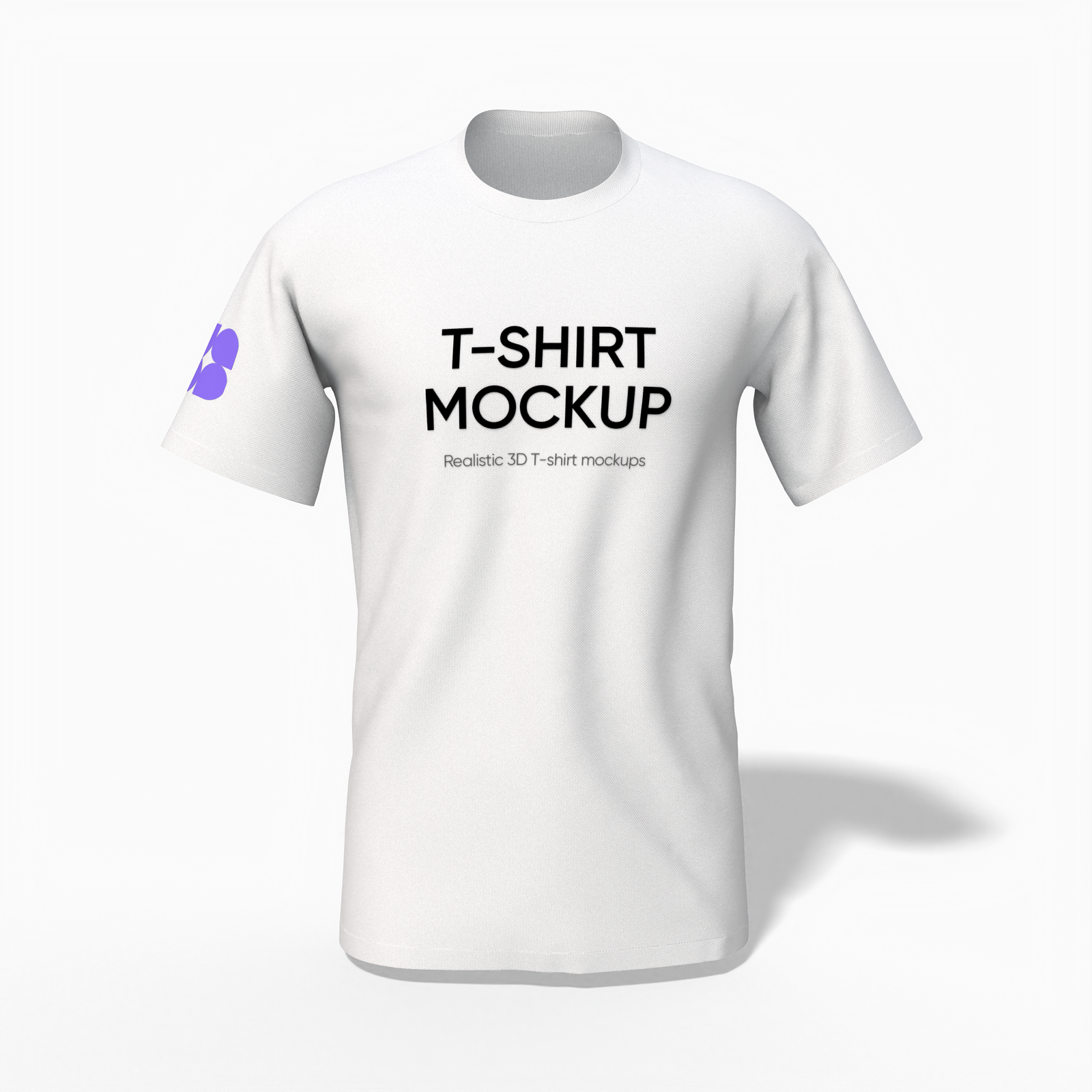 Men's round neck T-shirt — Cotton base fabric