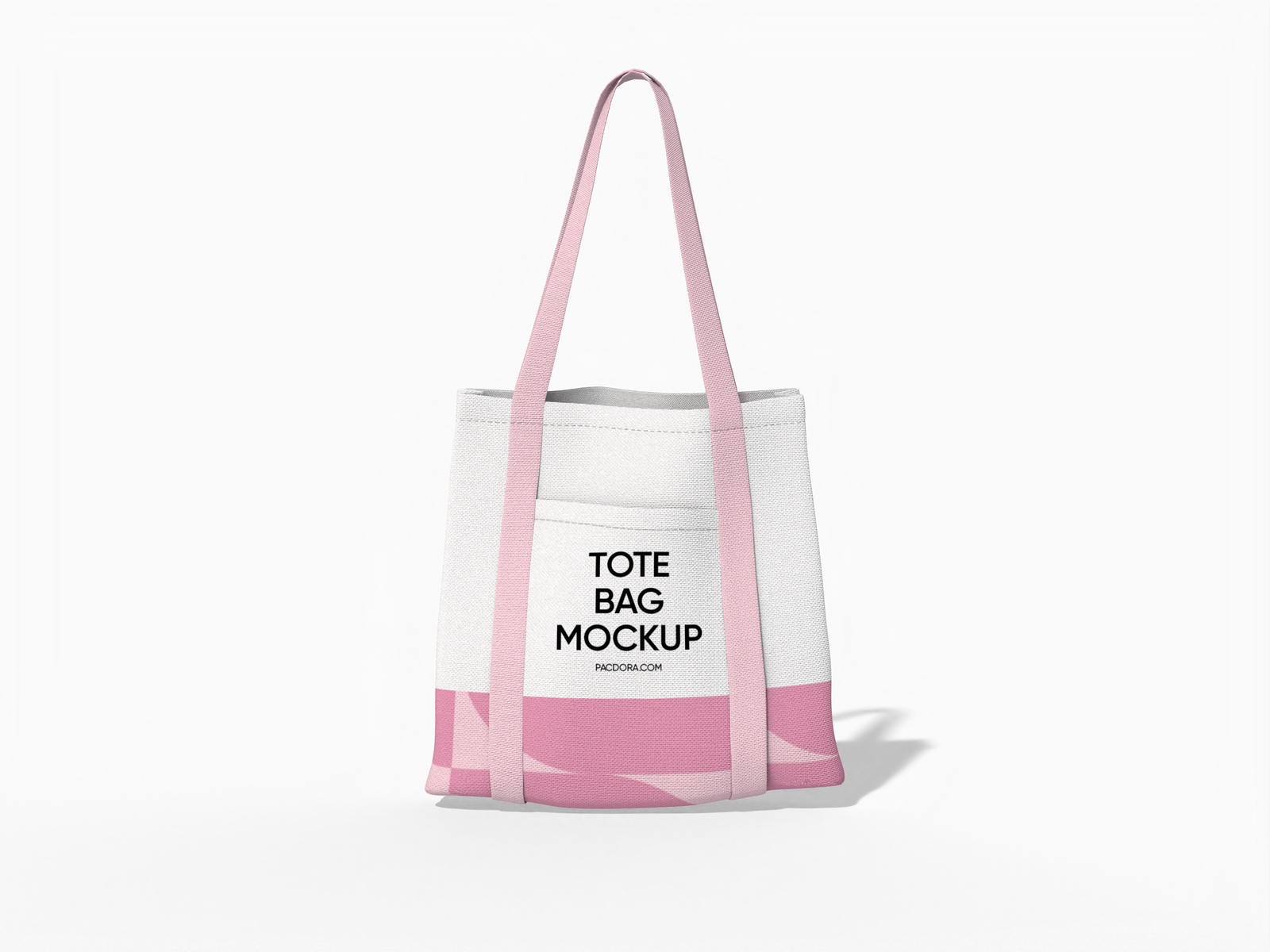 Tote bag with front pocket — Canvas