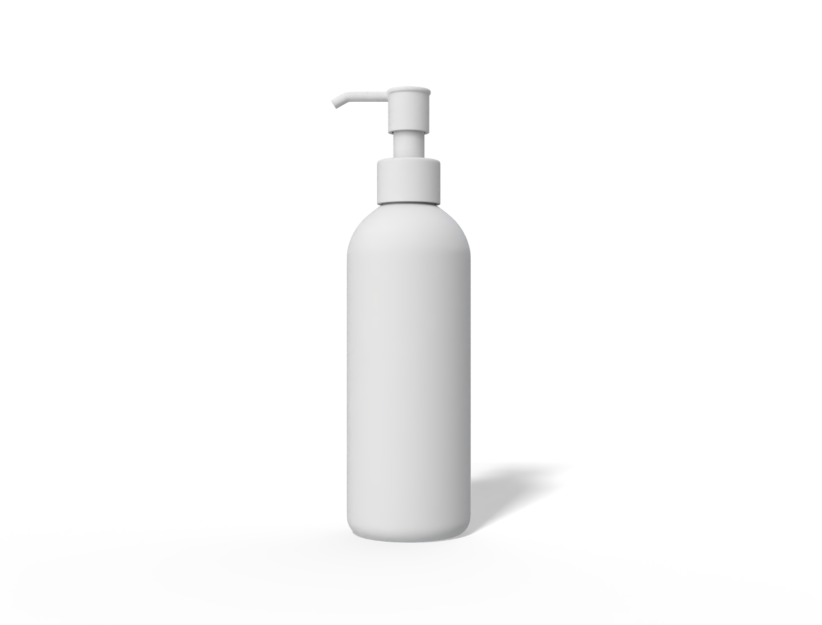 500 ml plastic hair oil bottle — Clear glossy plastic