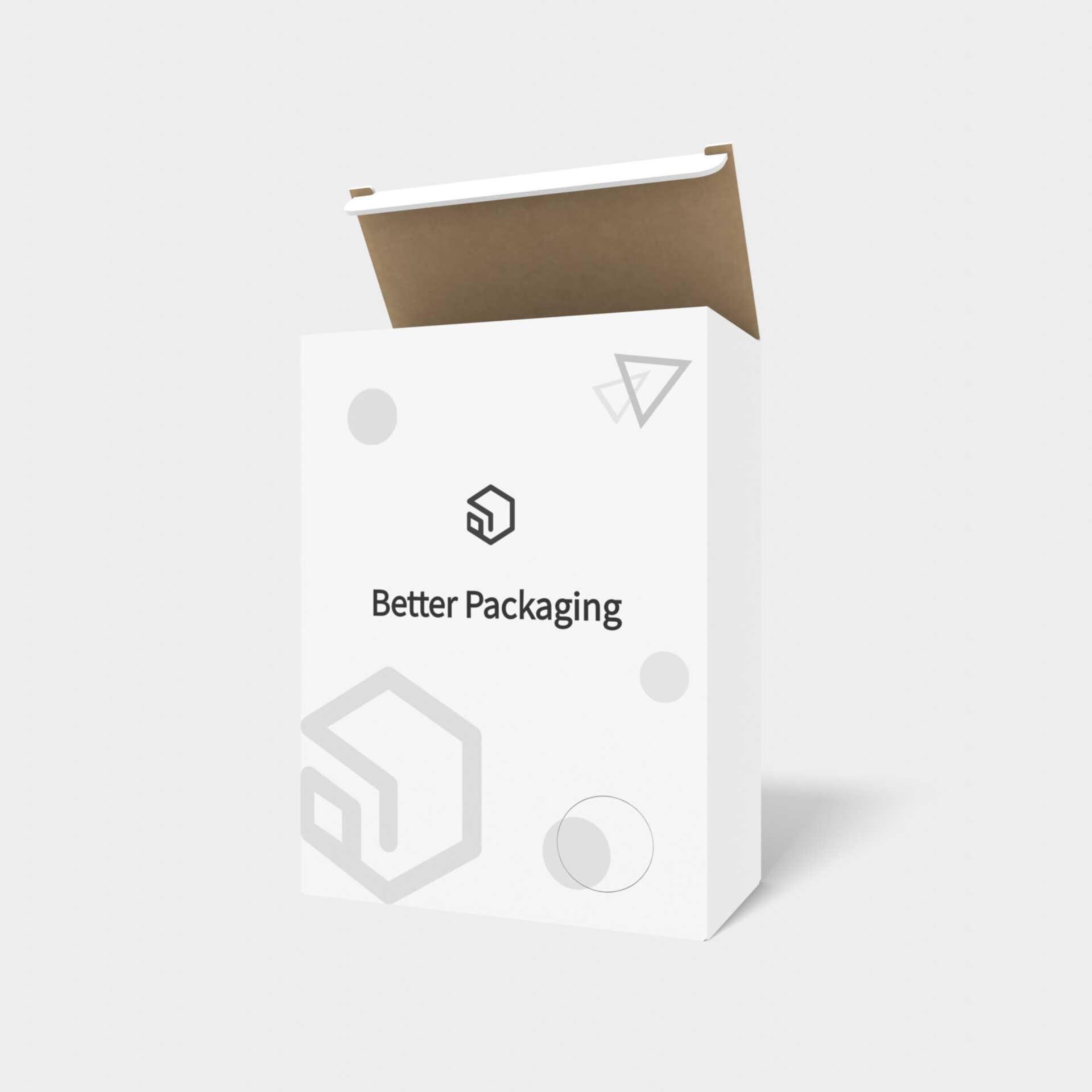 Back open boxes auto lock bottom cartridge — White paperboard