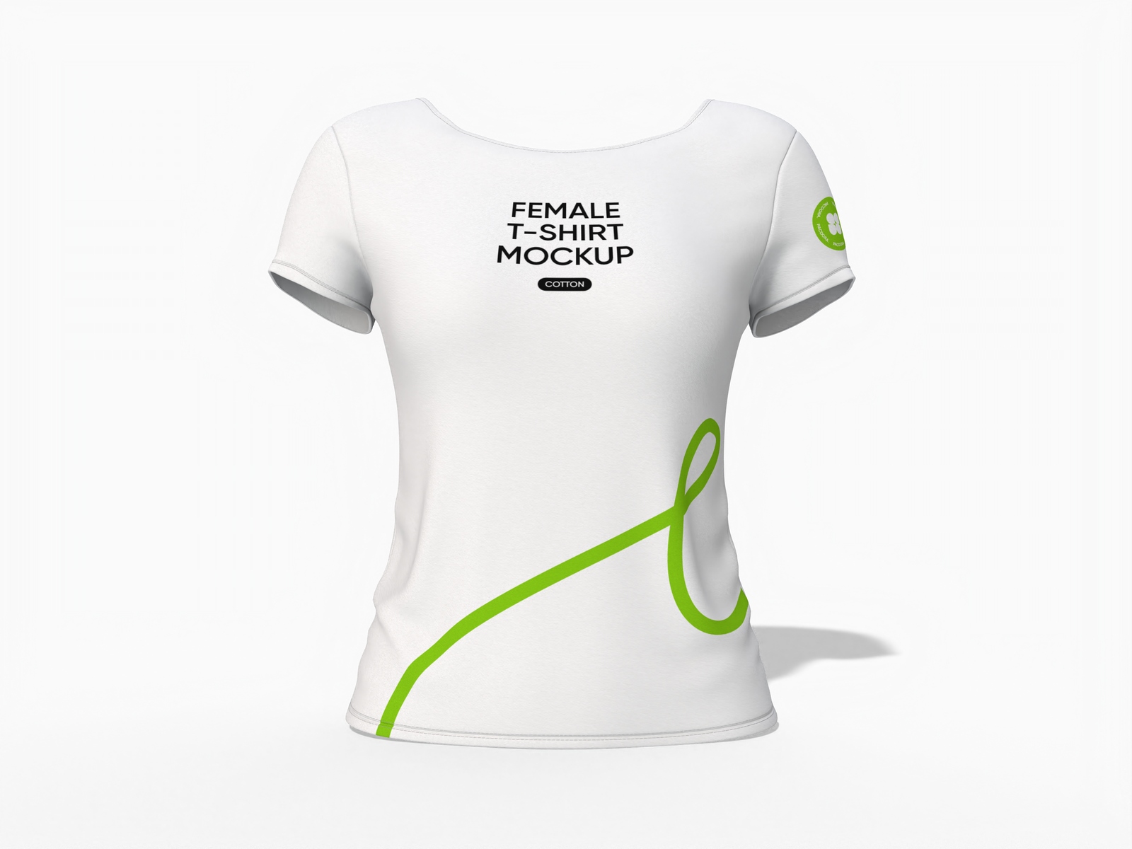 Female t-shirt — Cotton base fabric