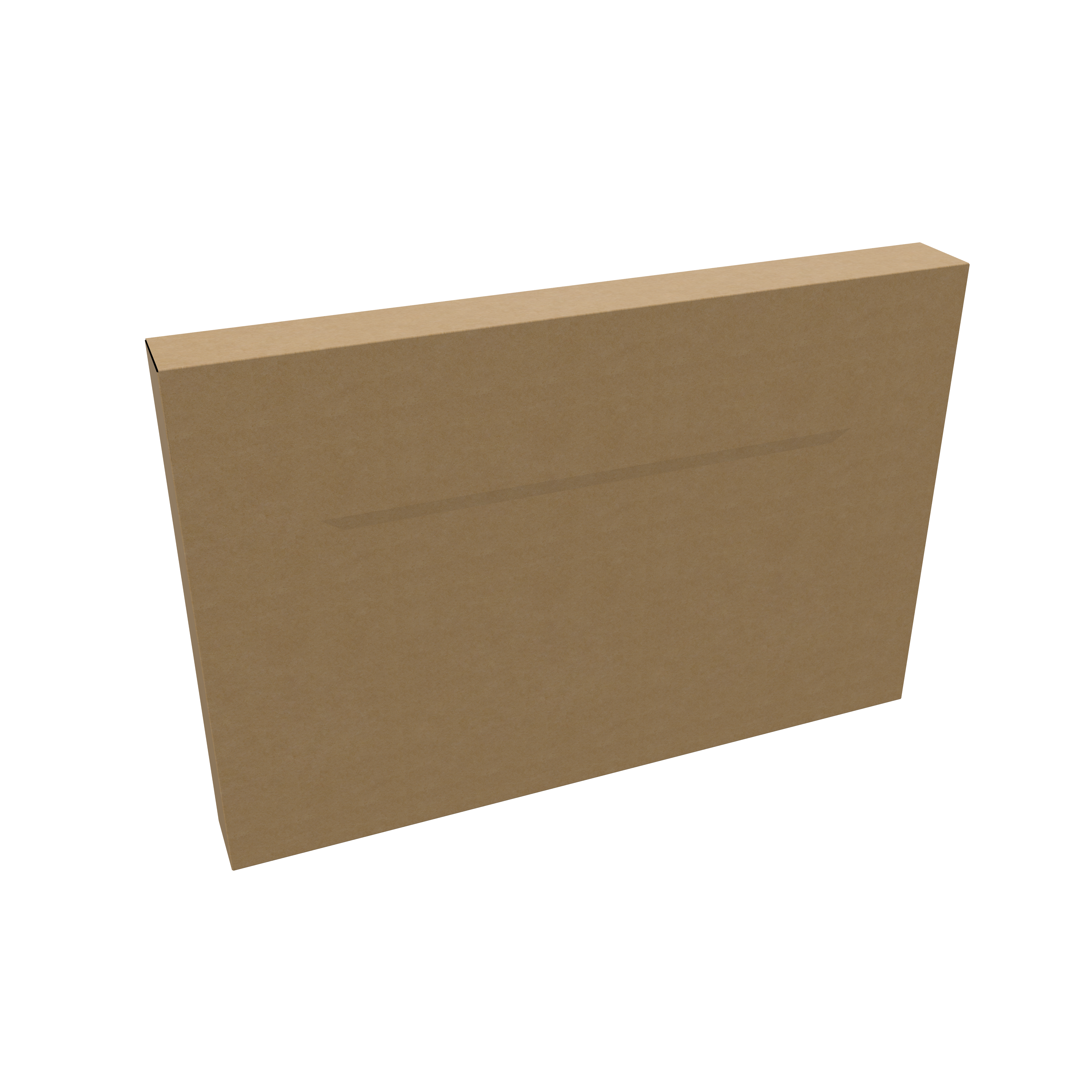 File pocket with slot — White paperboard