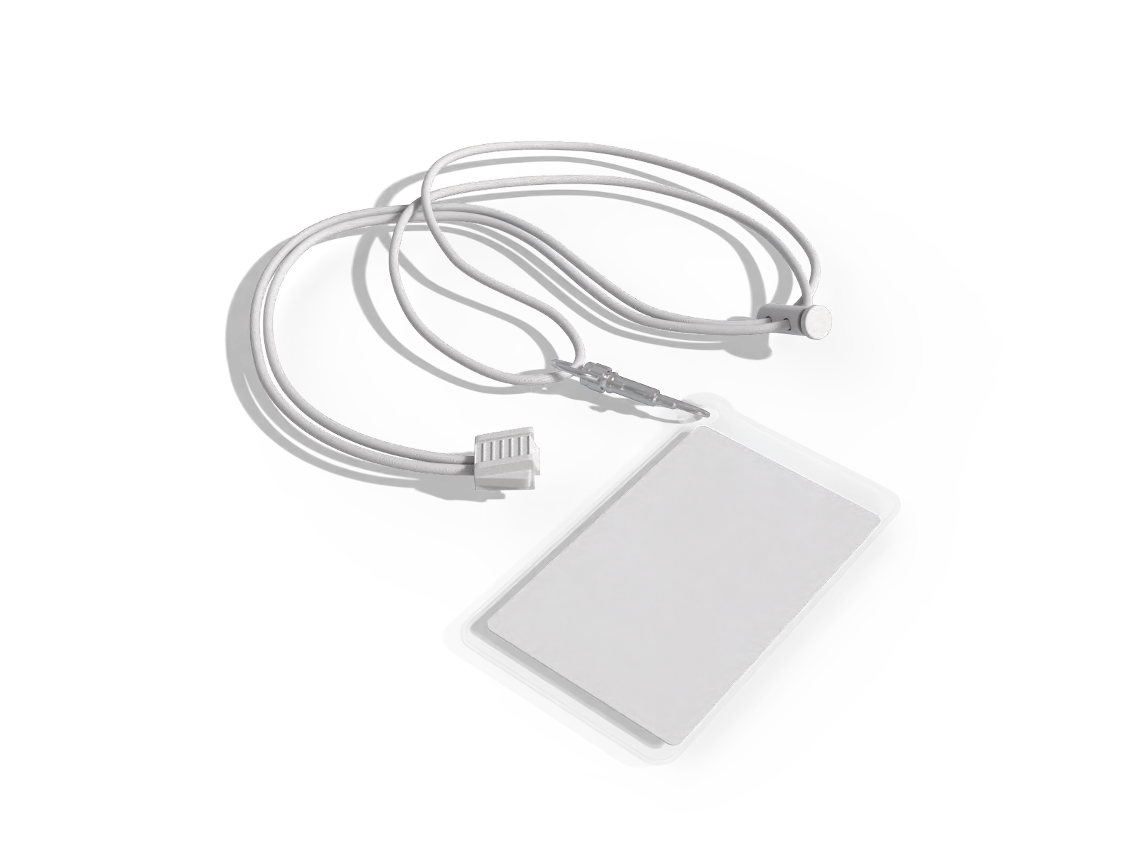 Plastic ID card and lanyard — Ntlon