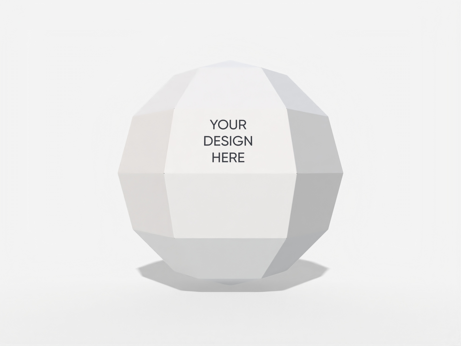 Paper sphere — 250 gsm white paperboard(0.35mm)